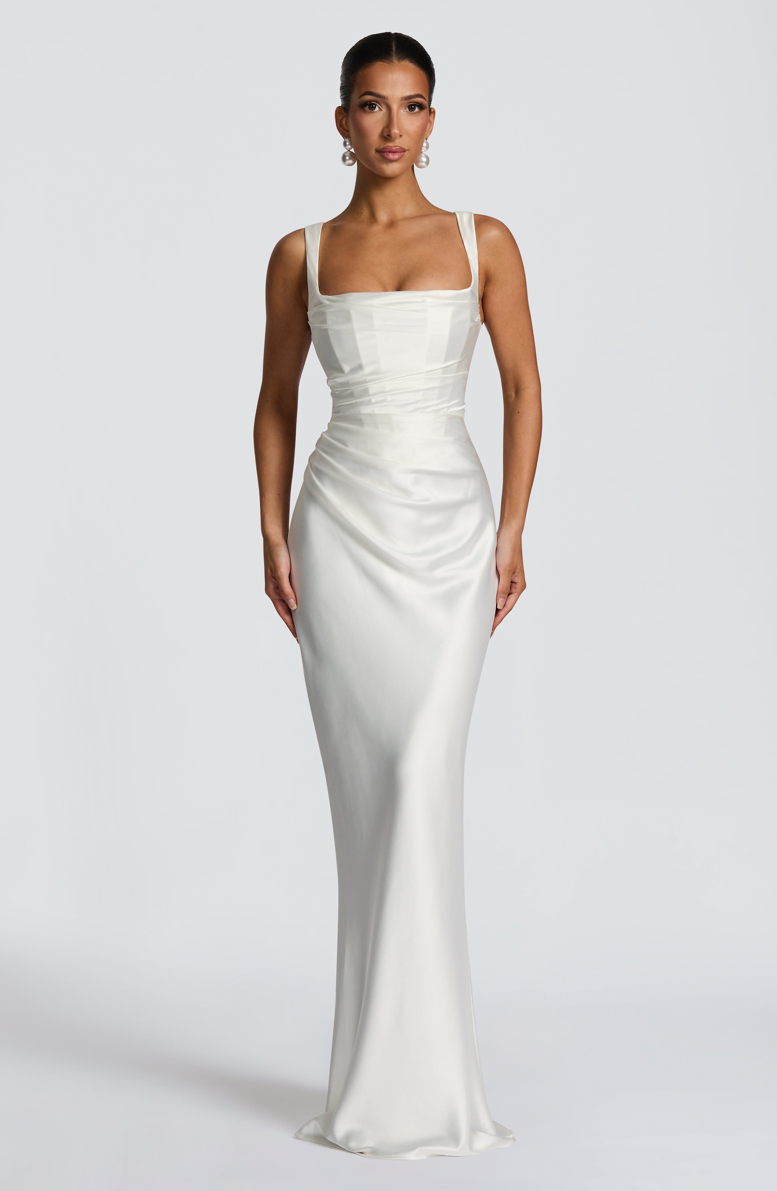 Ivory Calanthe Maxi Dress - ICYBOO