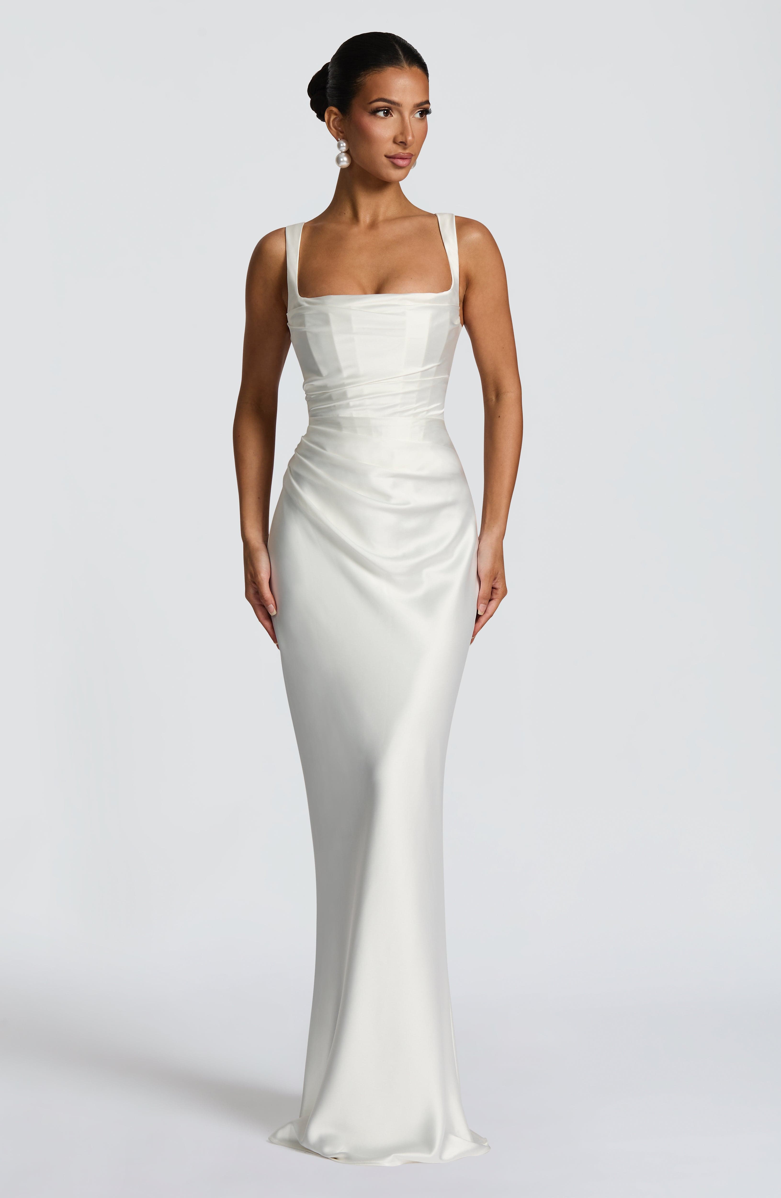 Ivory Calanthe Maxi Dress - ICYBOO