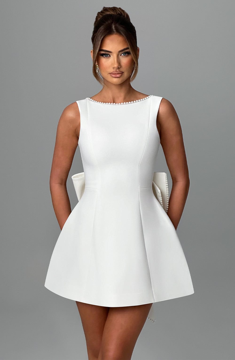 Ivory Carrie Mini Dress - ICYBOO