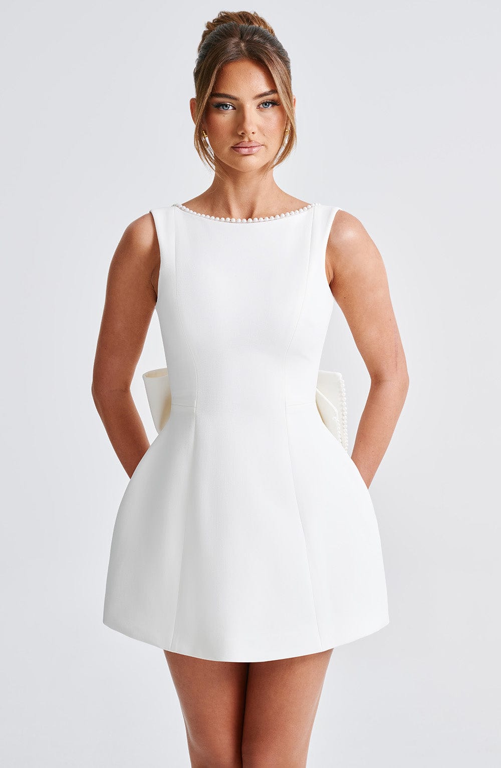 Ivory Carrie Mini Dress - ICYBOO
