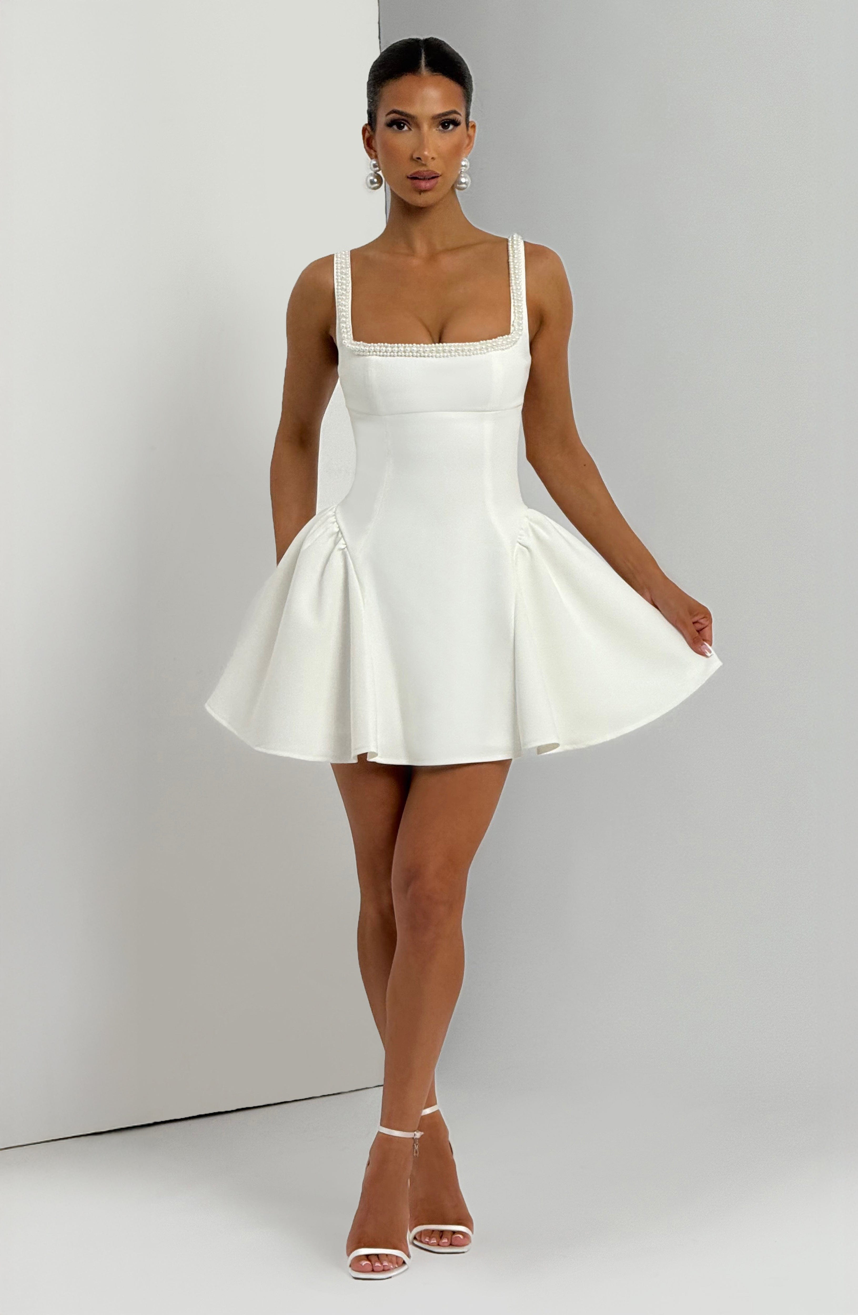 Ivory Christie Mini Dress - ICYBOO