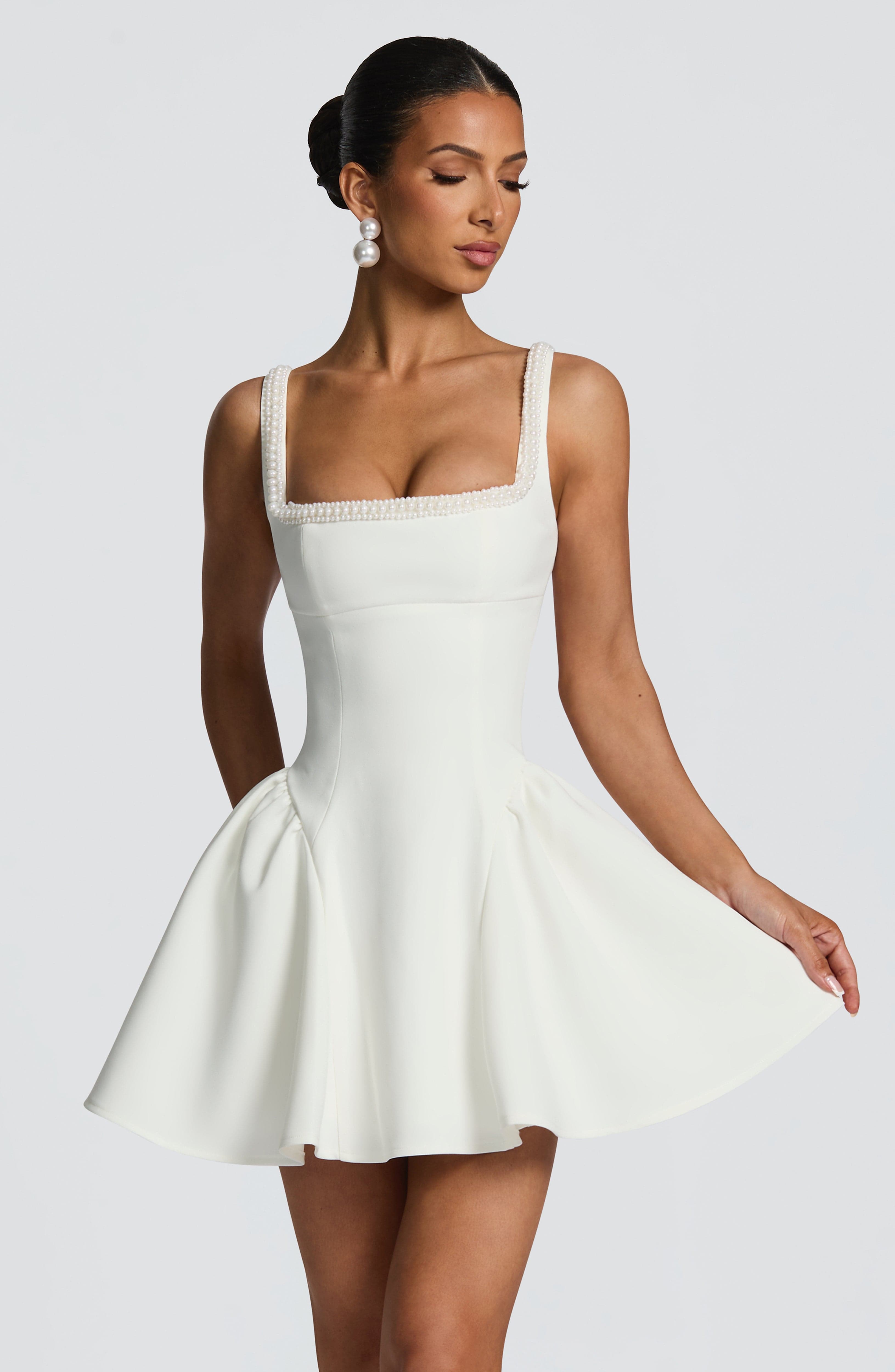 Ivory Christie Mini Dress - ICYBOO
