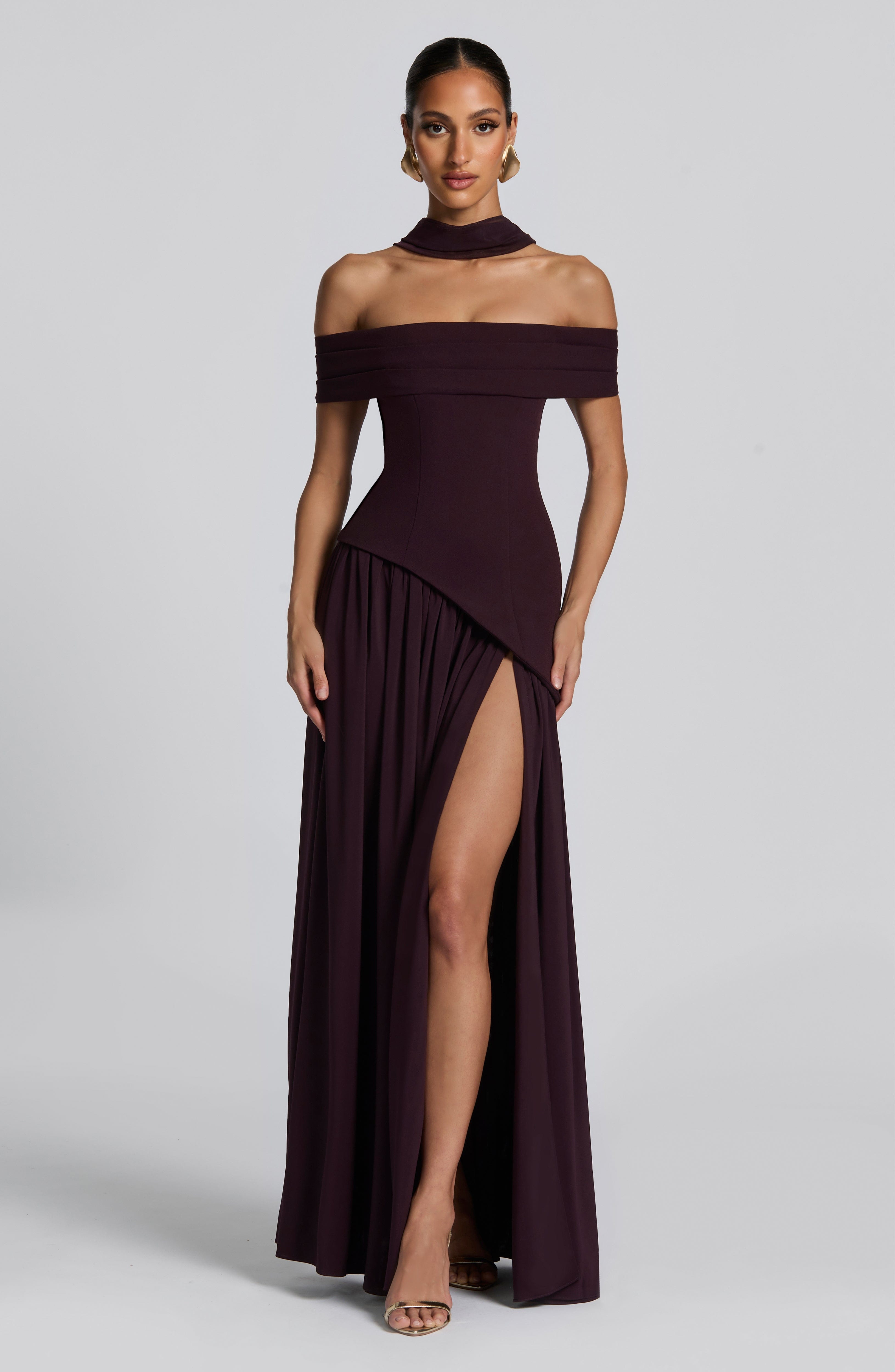 Plum Delilah Maxi Dress - ICYBOO