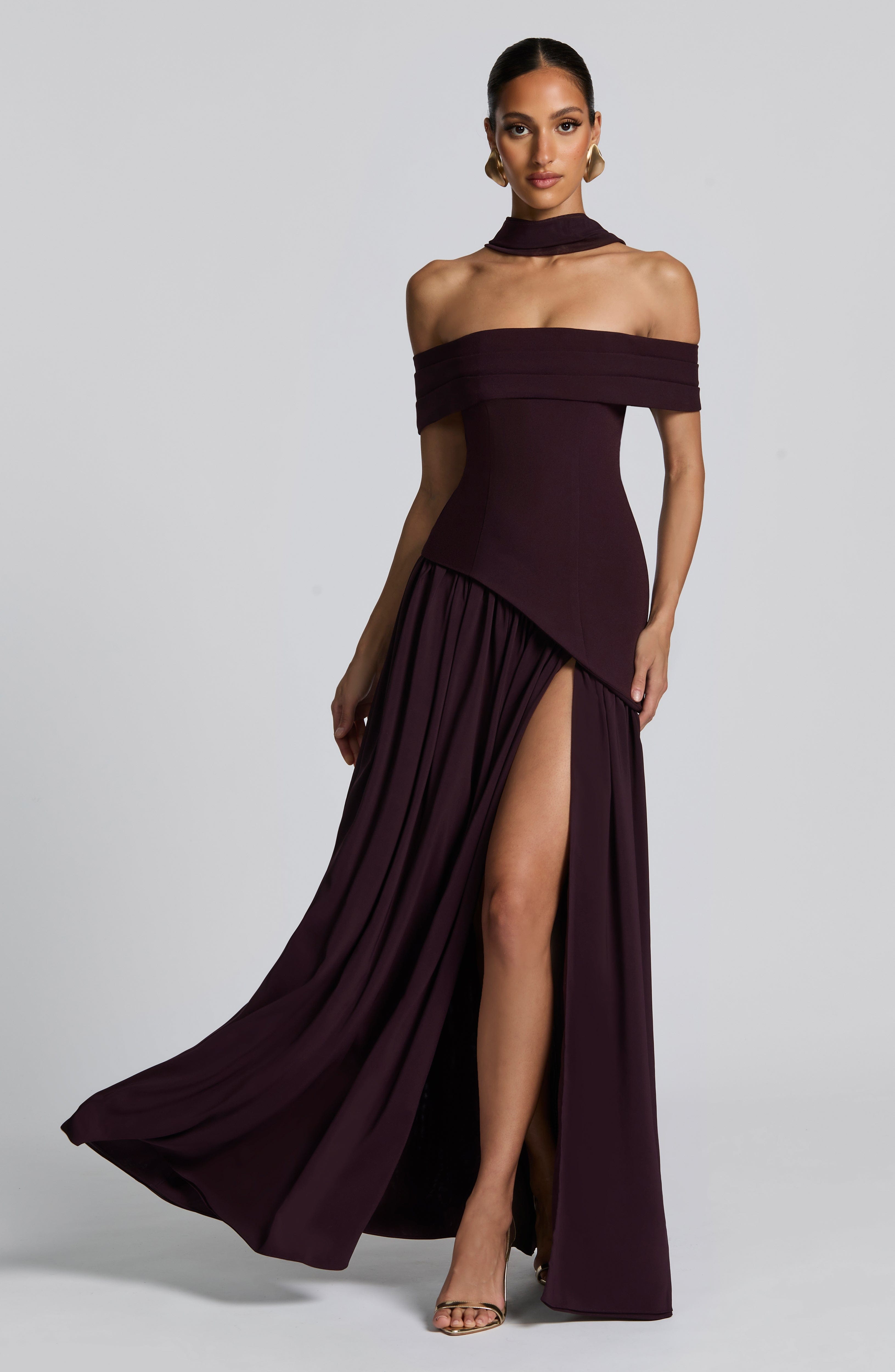 Plum Delilah Maxi Dress - ICYBOO