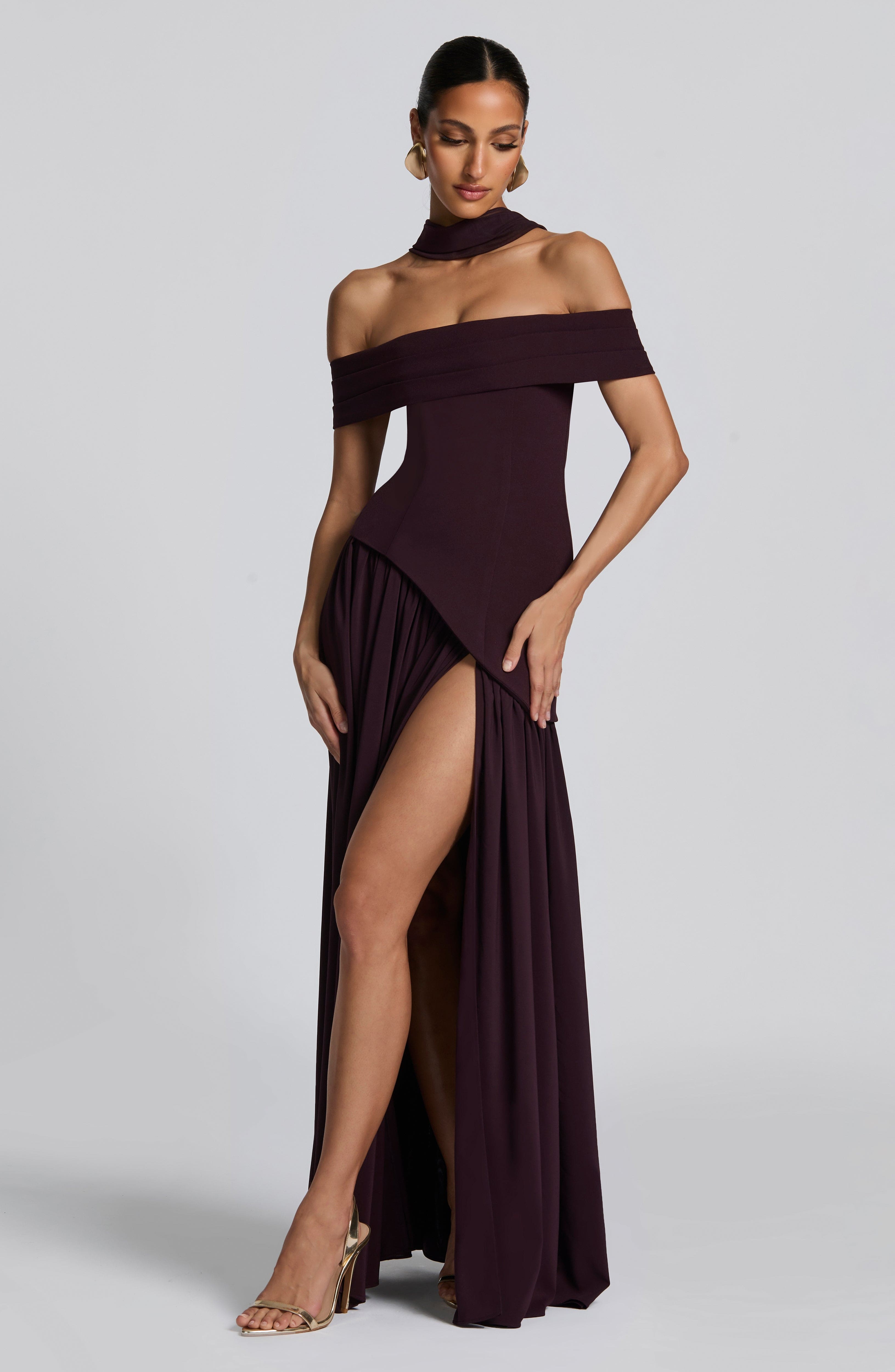 Plum Delilah Maxi Dress - ICYBOO