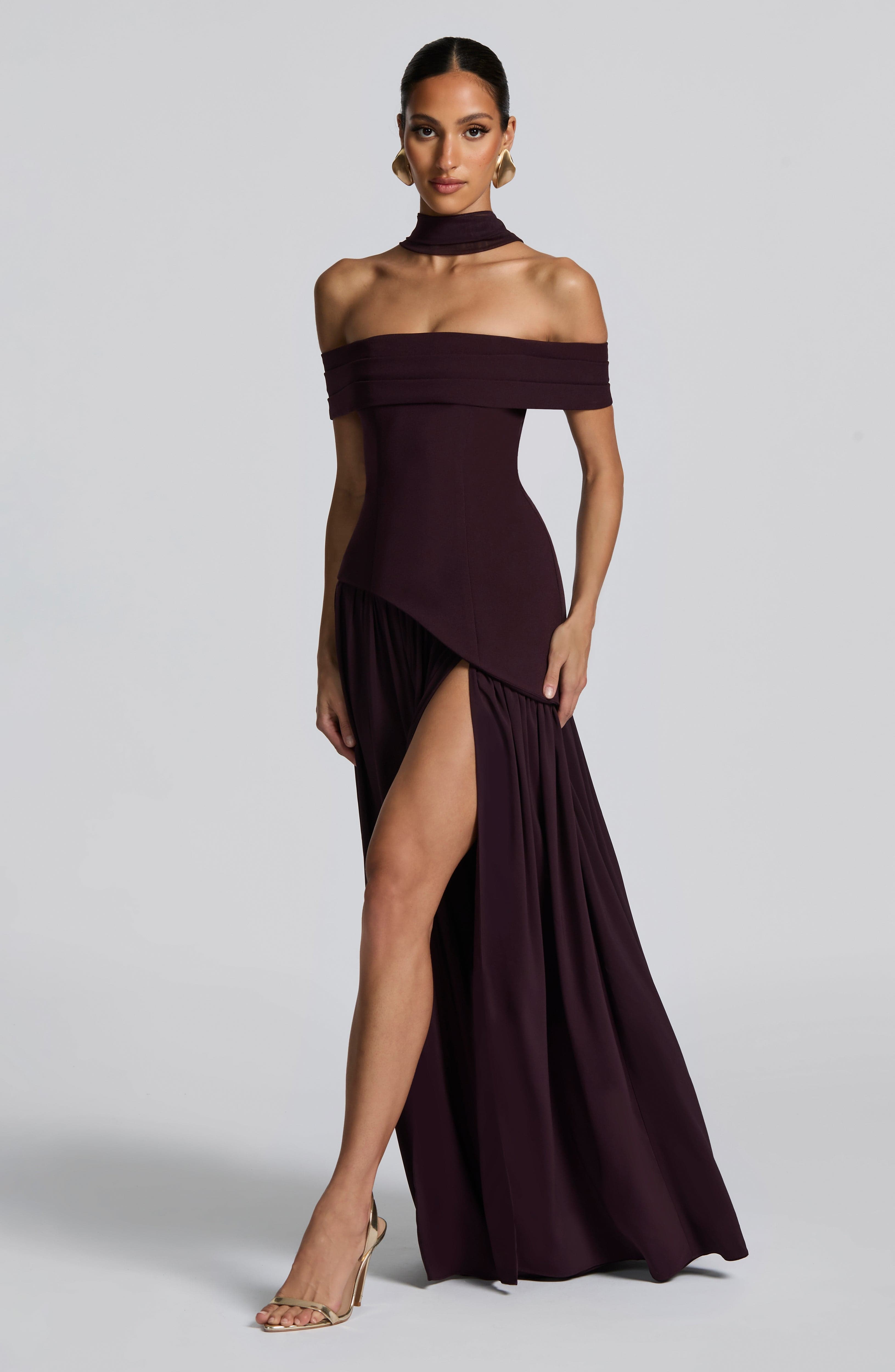 Plum Delilah Maxi Dress - ICYBOO