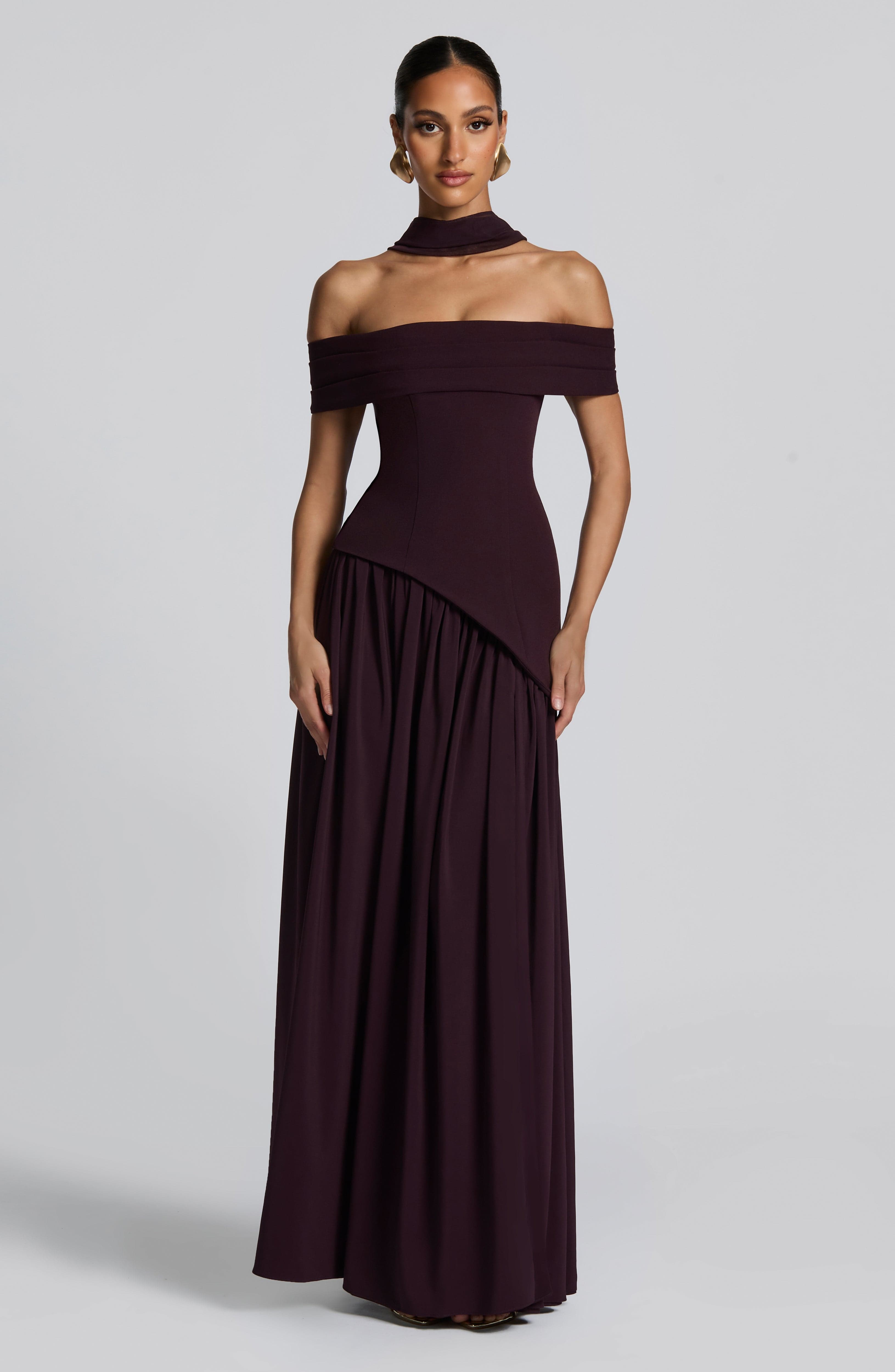 Plum Delilah Maxi Dress - ICYBOO