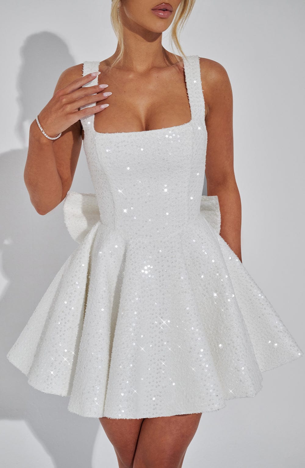 Ivory Dorothy Mini Dress - ICYBOO