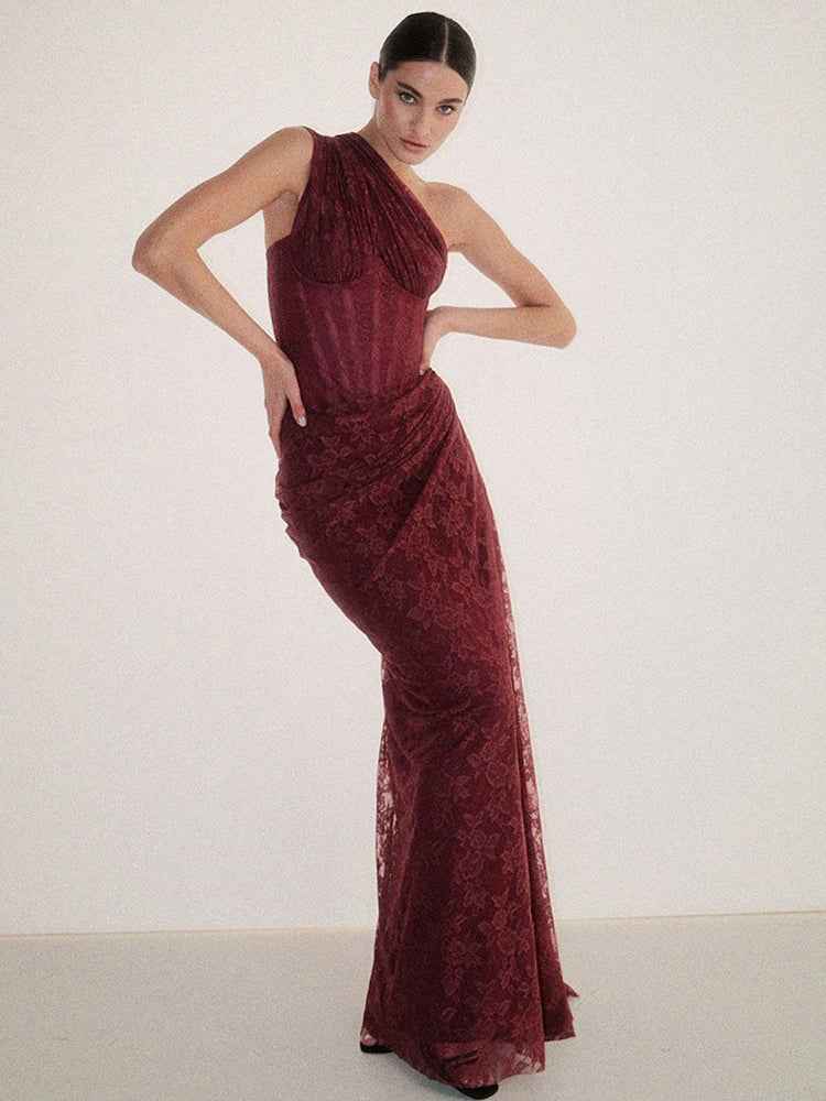 Angélique Lace Maxi Dress