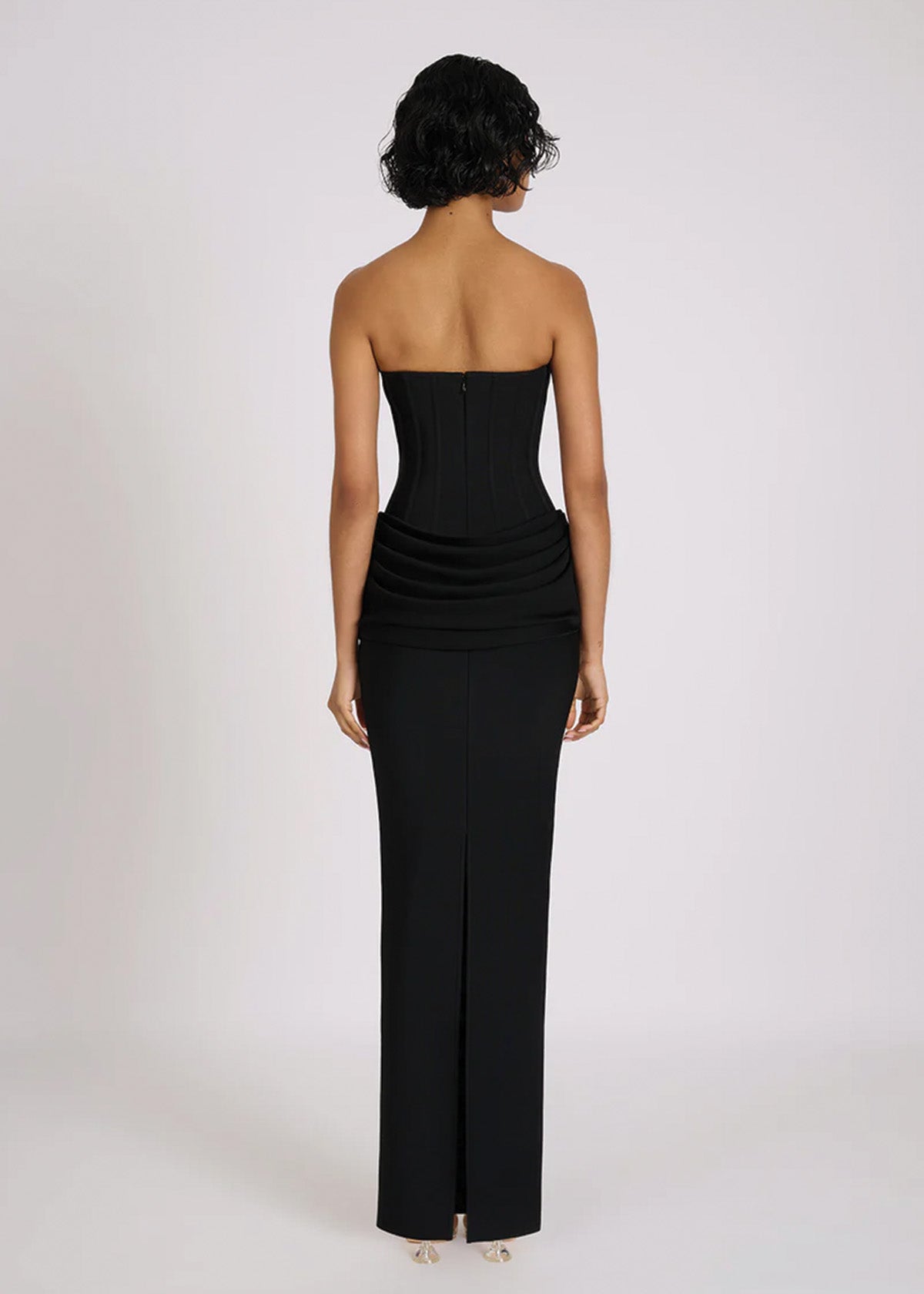 Black Hilda Evening Dress - ICYBOO