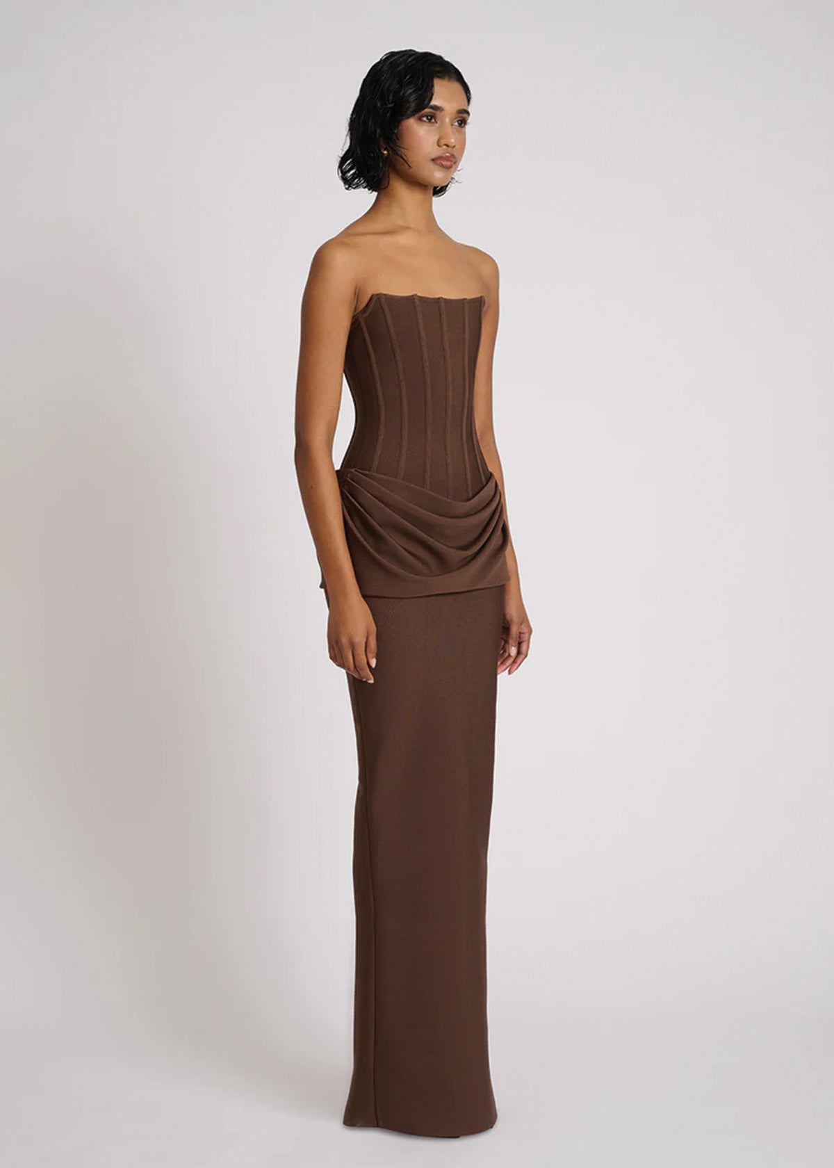 Chocolate Hilda Gown - ICYBOO