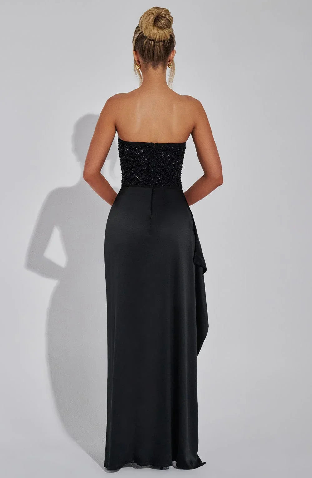 Emrielle Black Maxi Dress - ICYBOO