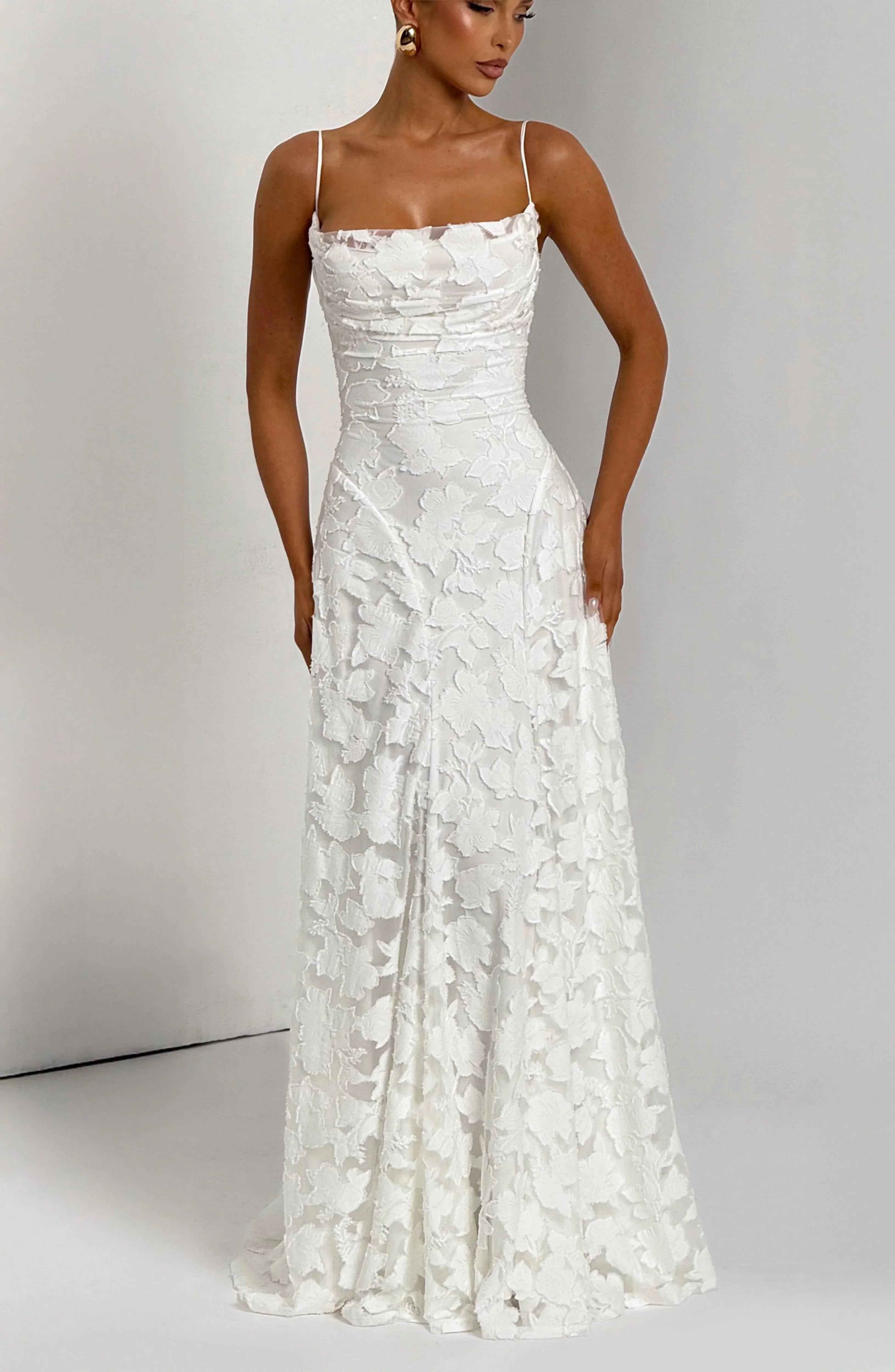 Ivory Francis Maxi Dress - ICYBOO