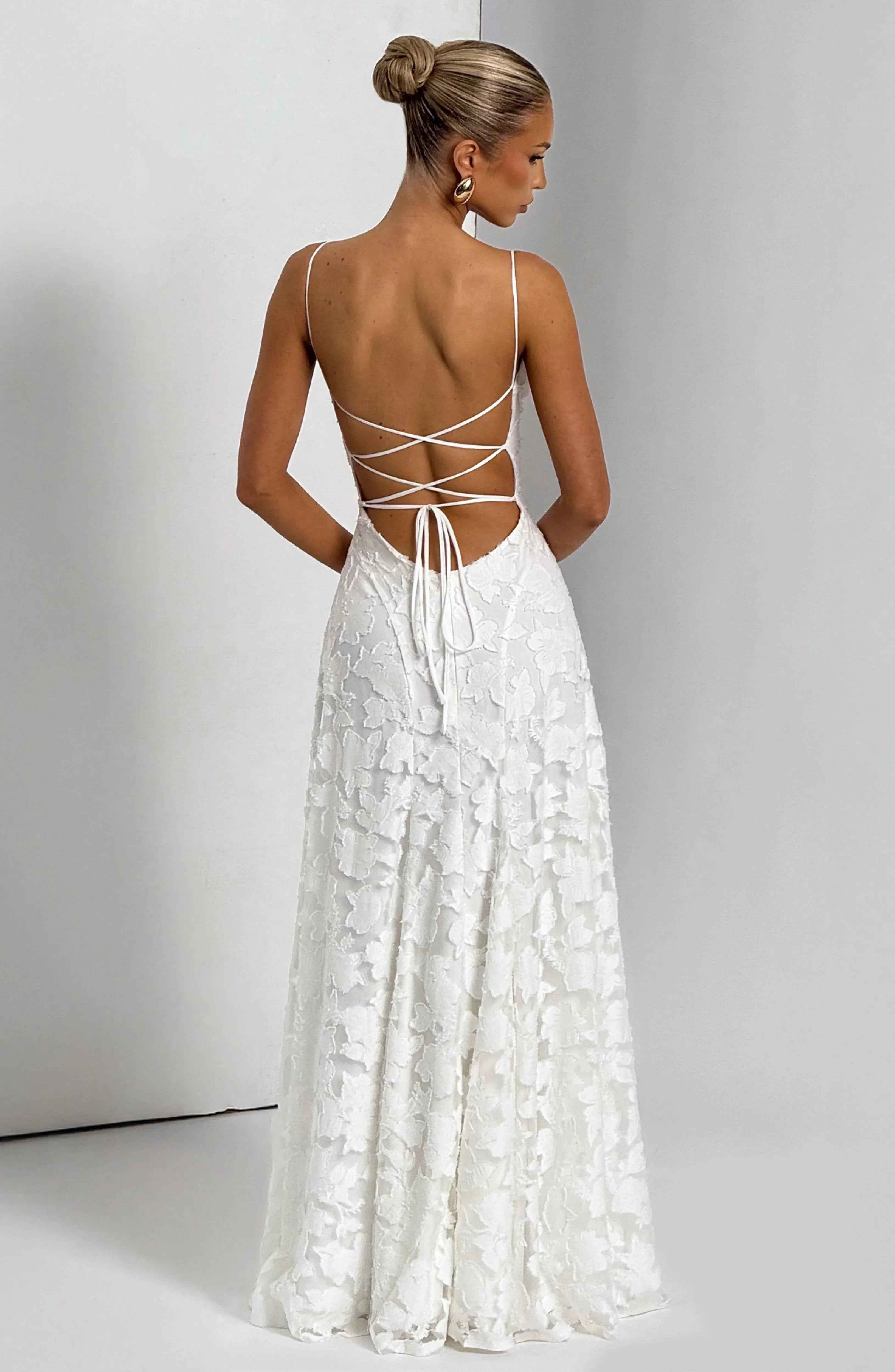 Ivory Francis Maxi Dress - ICYBOO