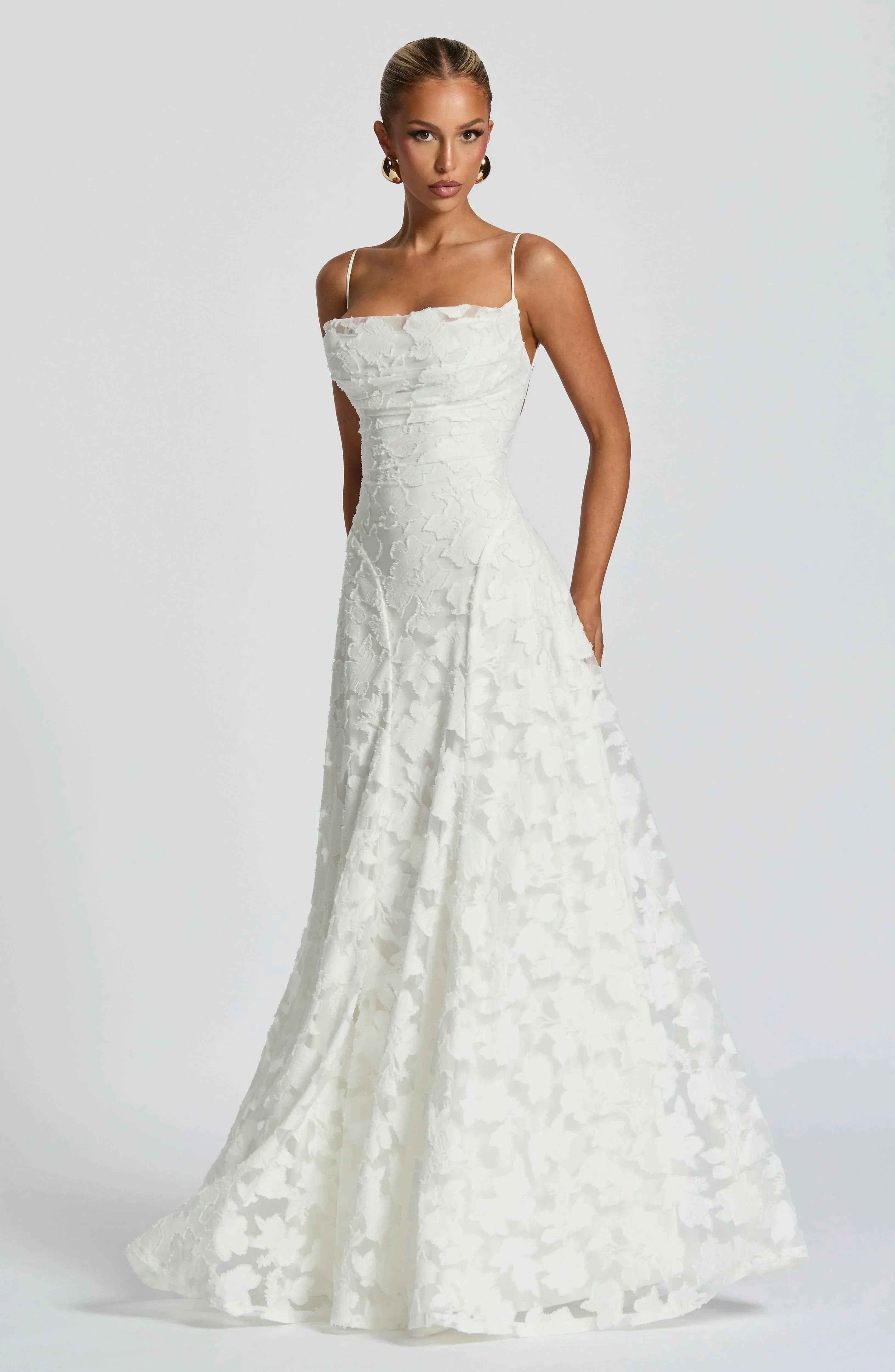 Ivory Francis Maxi Dress - ICYBOO