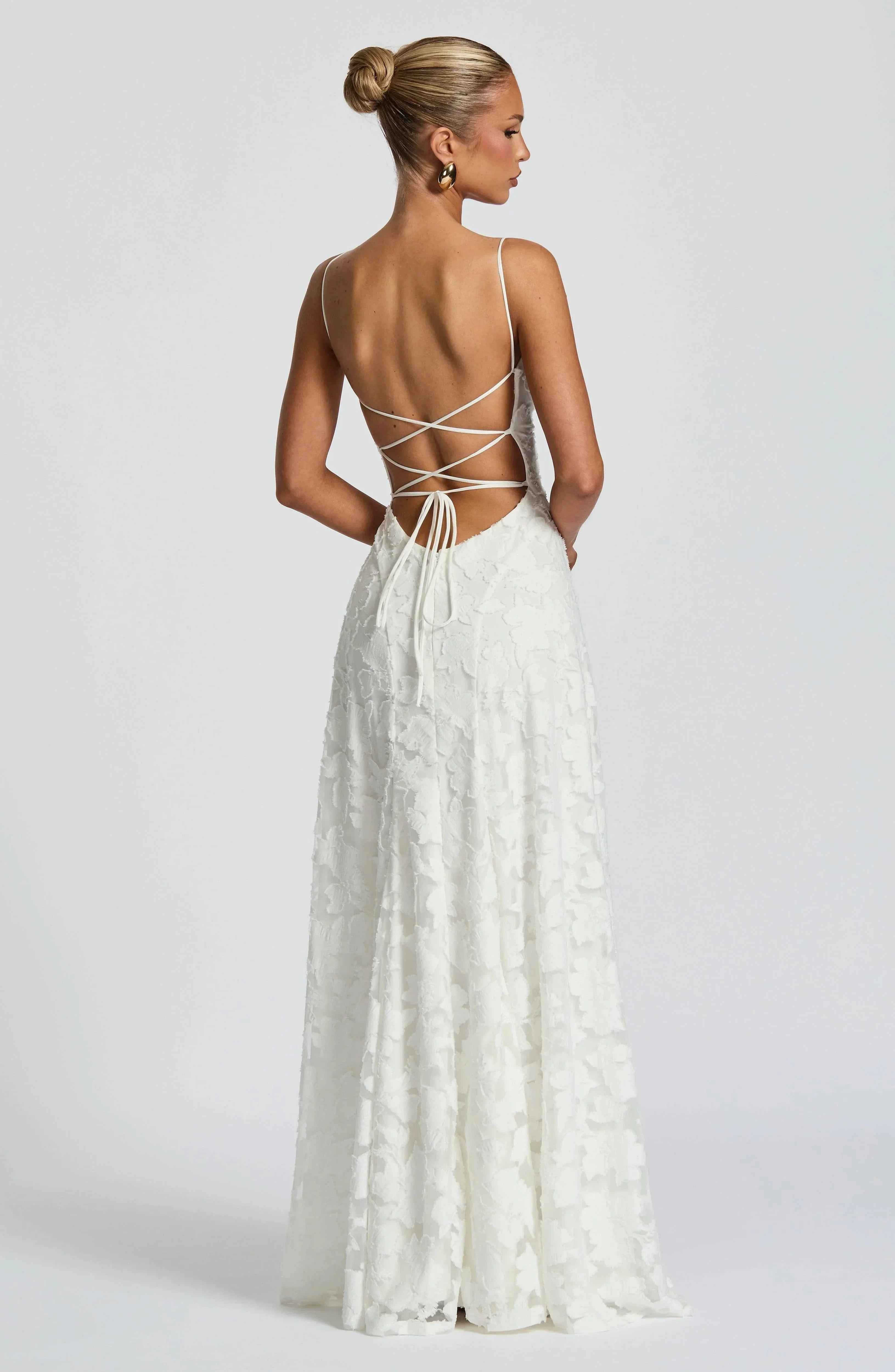 Ivory Francis Maxi Dress - ICYBOO