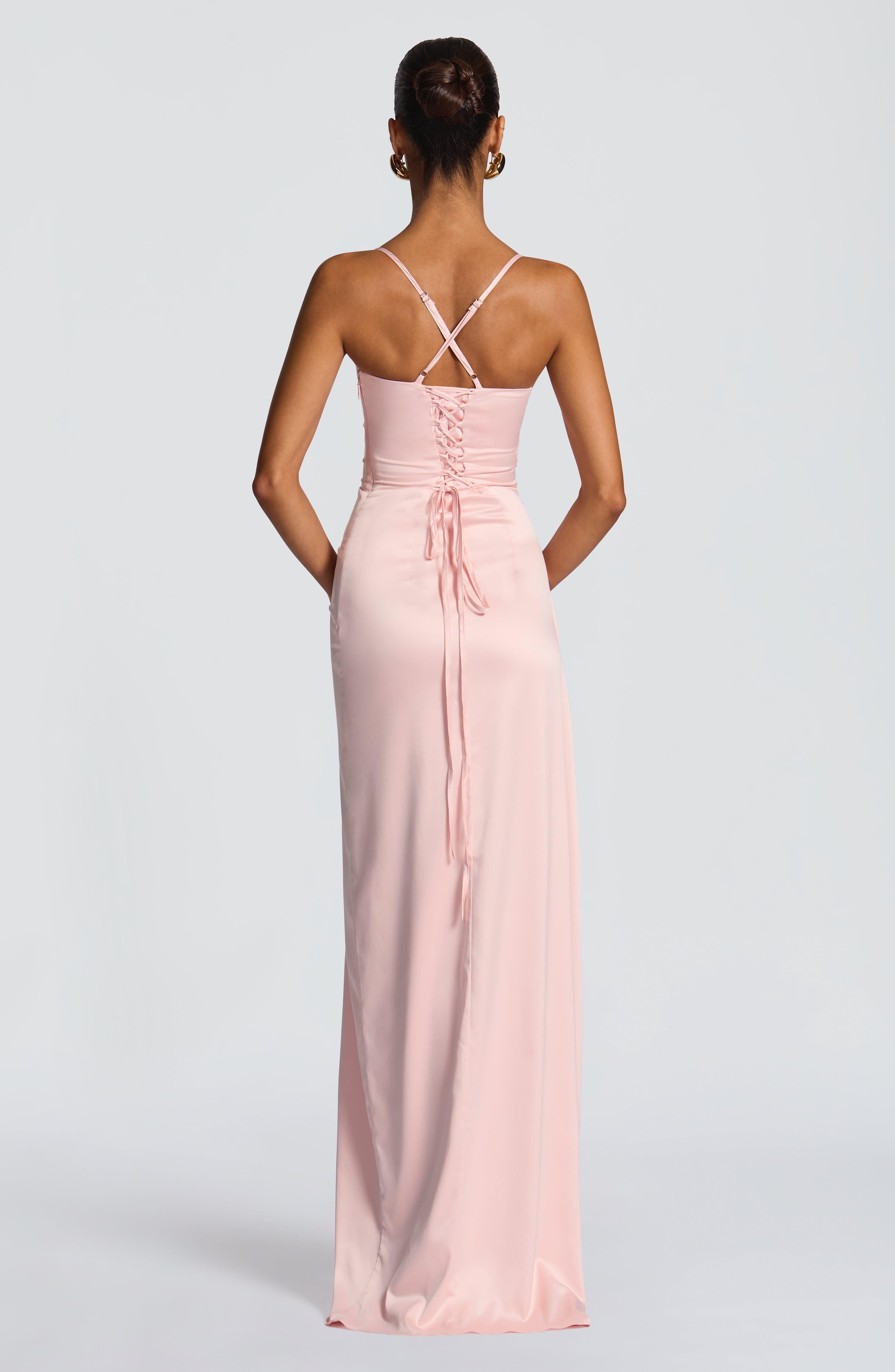 Helen Blush Maxi Dress - ICYBOO