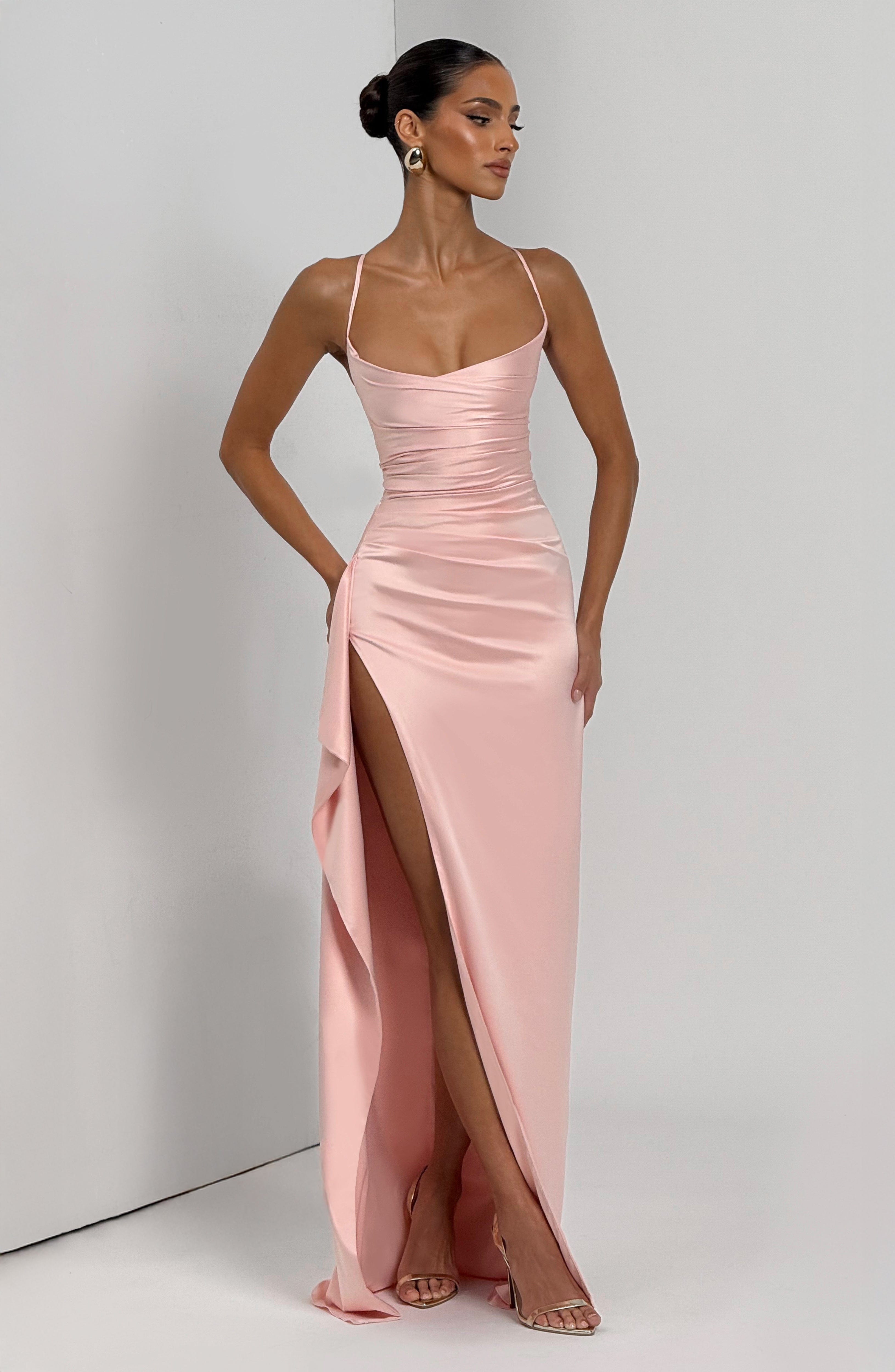 Helen Blush Maxi Dress - ICYBOO