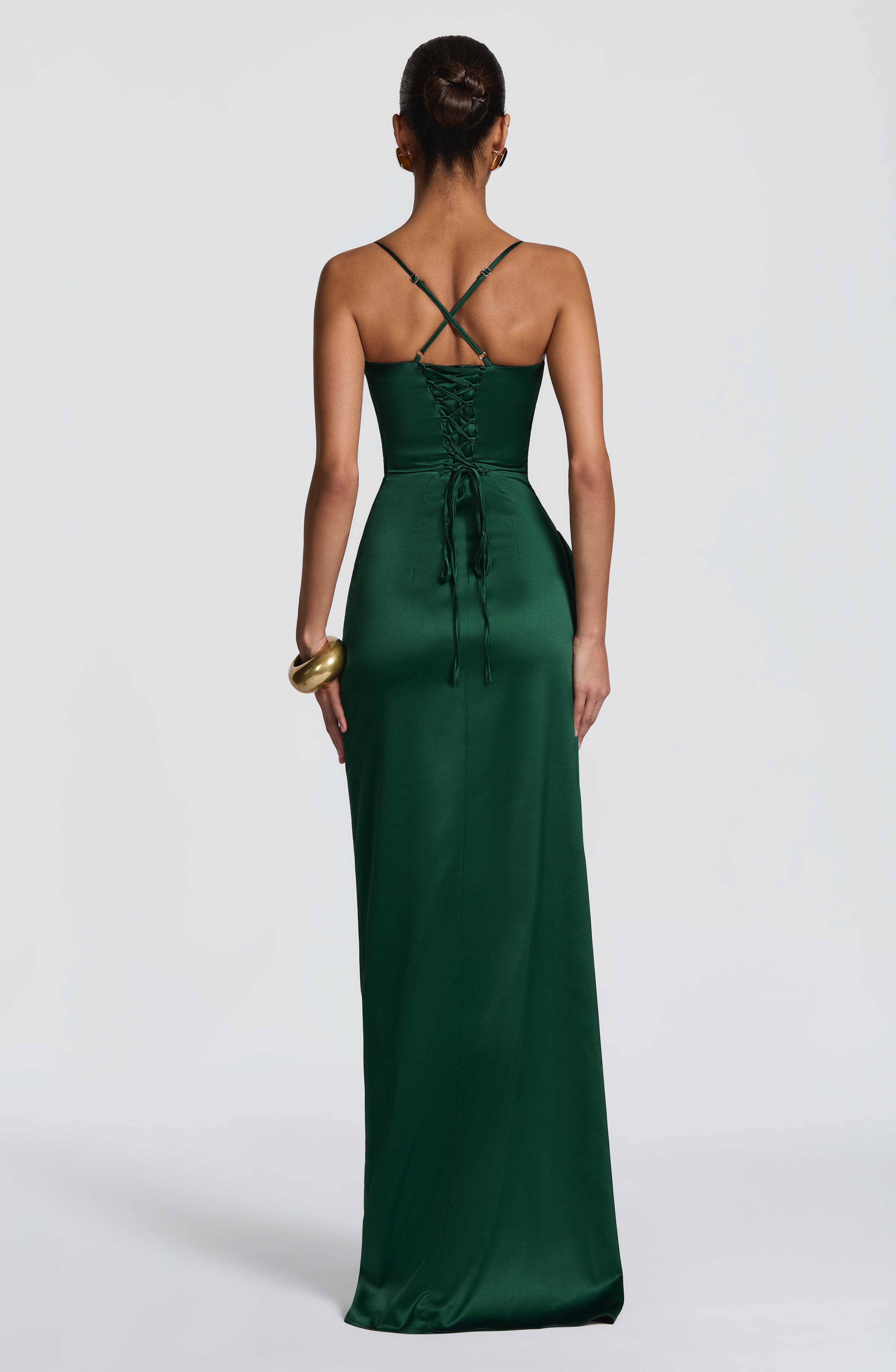 Helen Emerald Maxi Dress - ICYBOO
