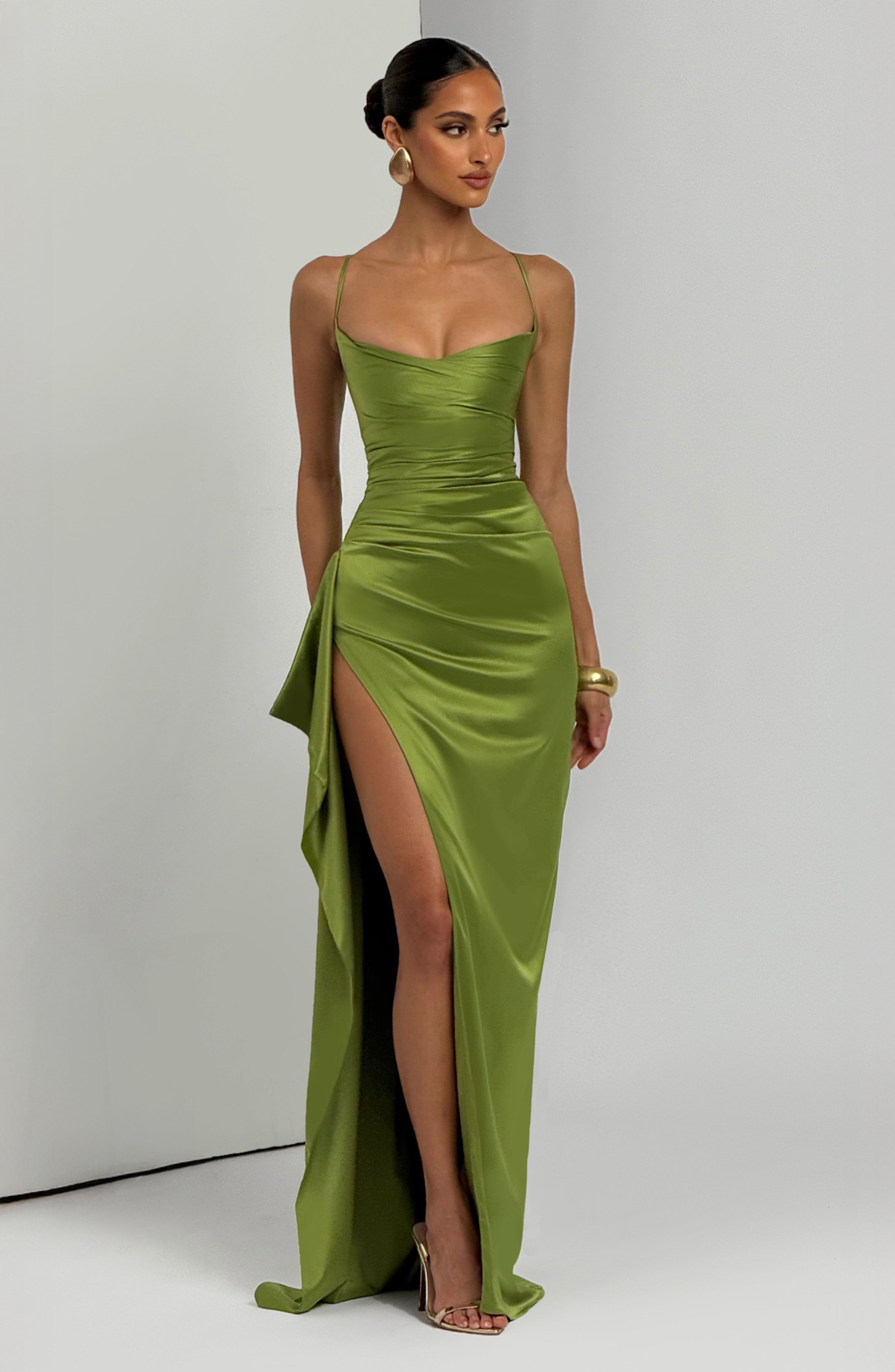 Olive Helen Maxi Dress - ICYBOO