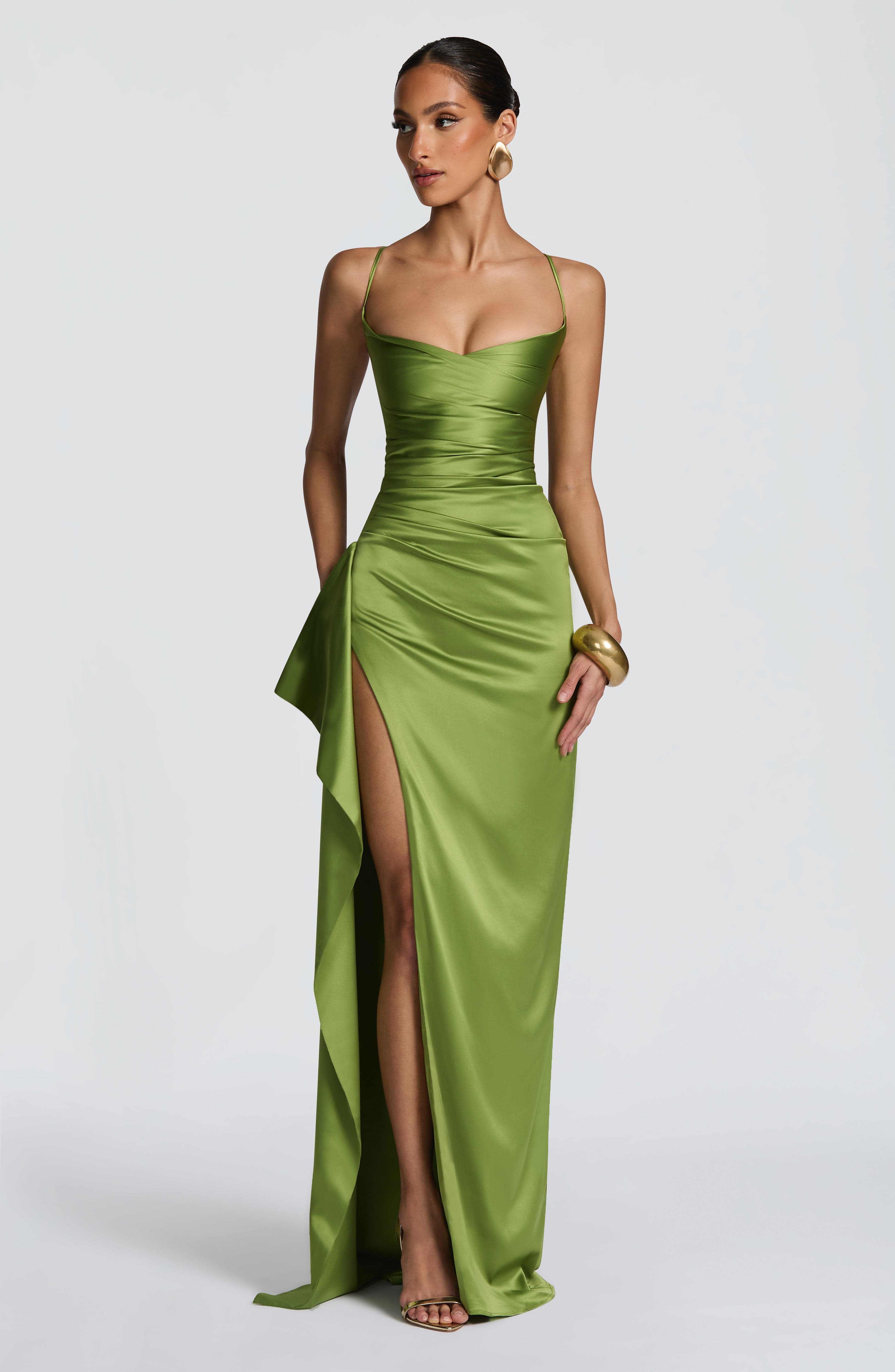 Olive Helen Maxi Dress - ICYBOO