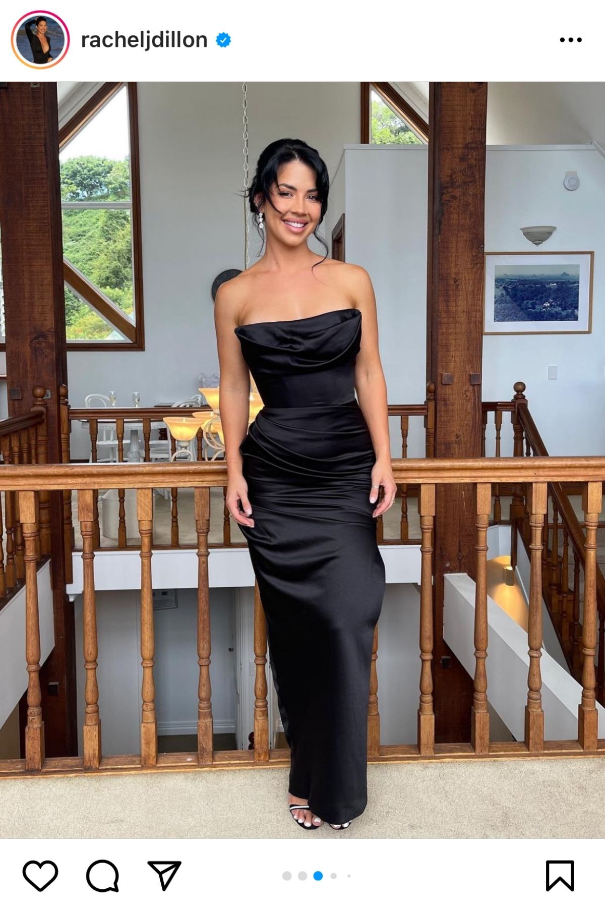 Adrienne Corset Maxi in Black - ICYBOO