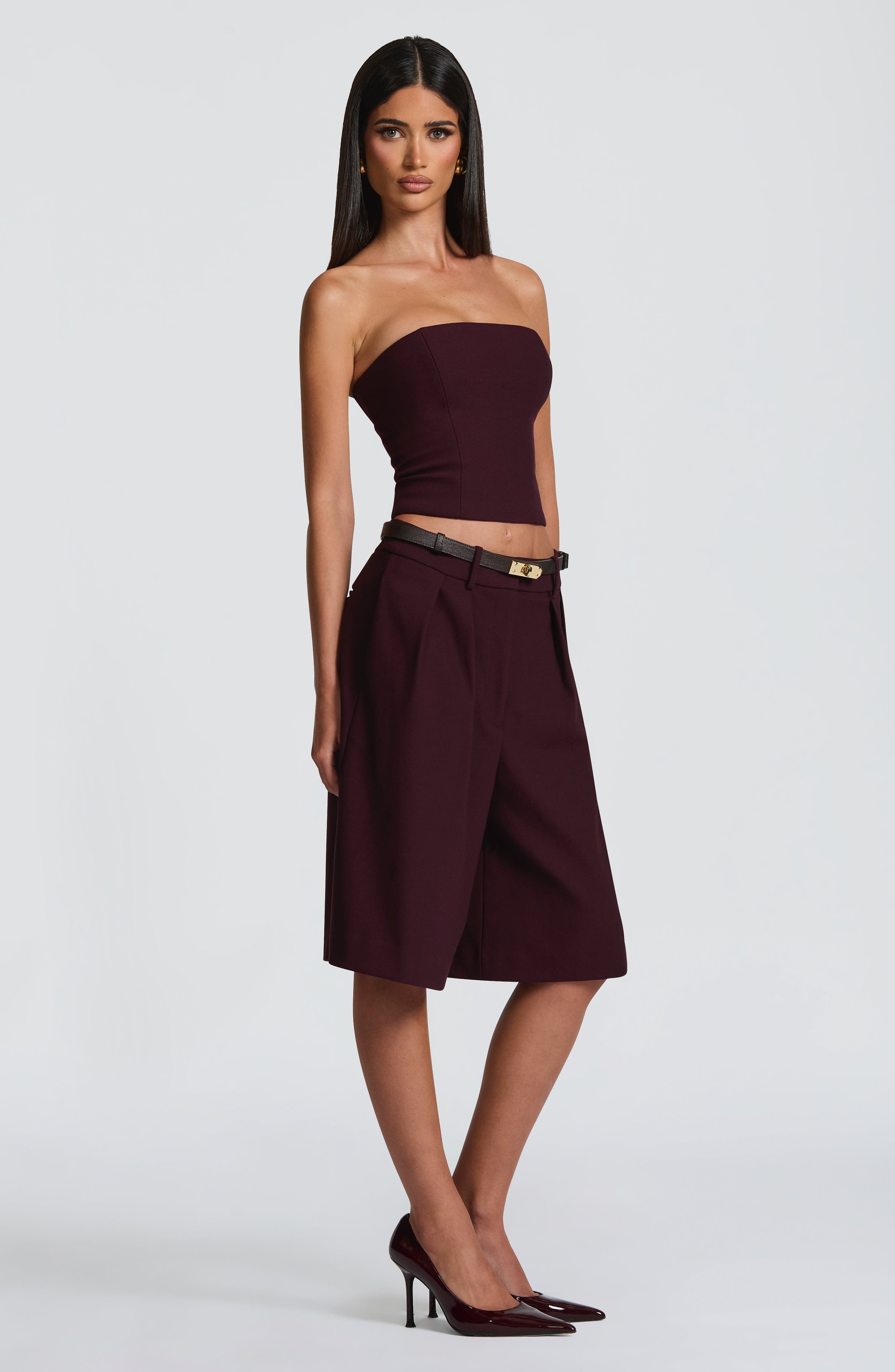Plum Kerry Blouse - ICYBOO