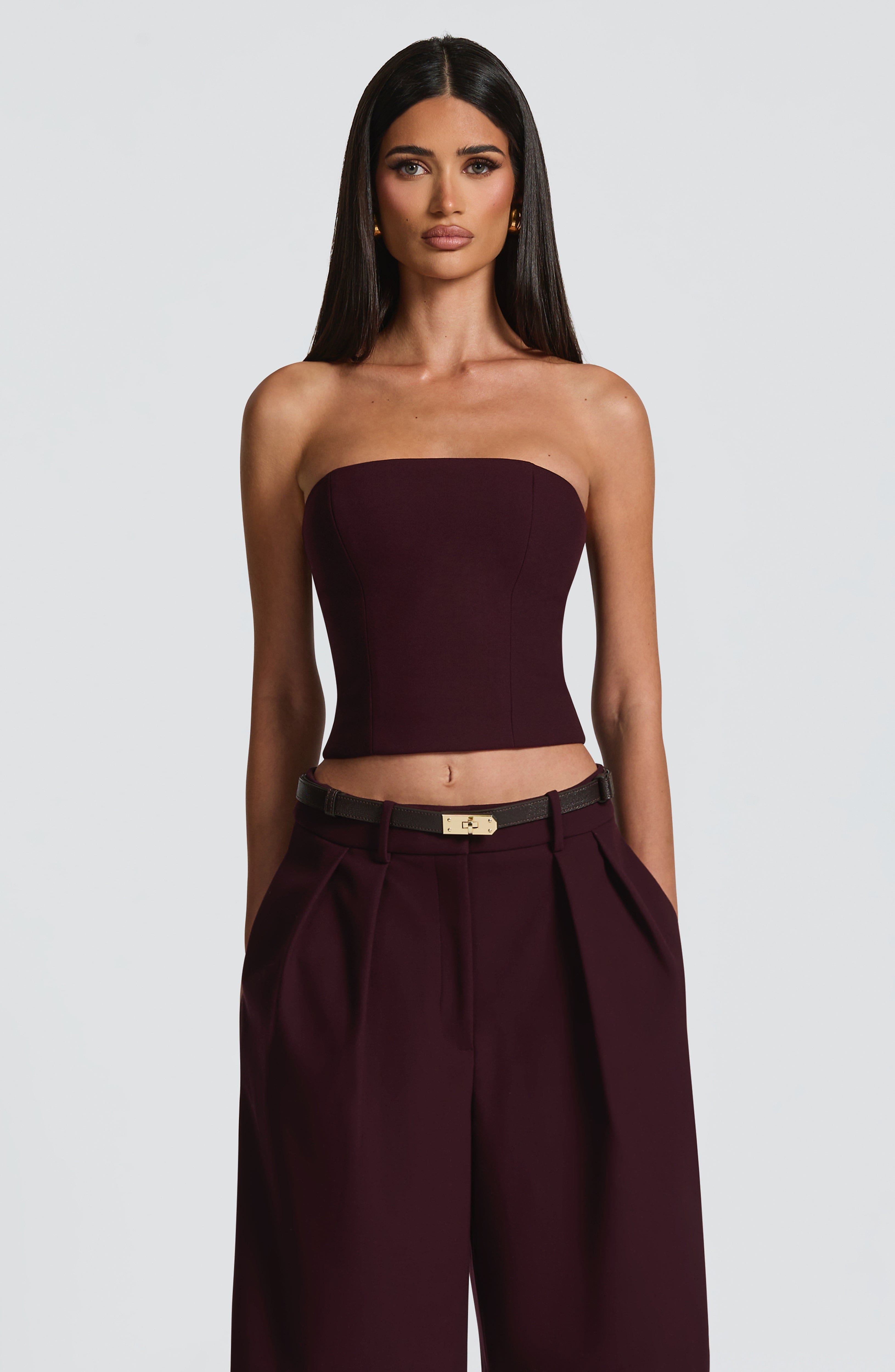 Plum Kerry Blouse - ICYBOO