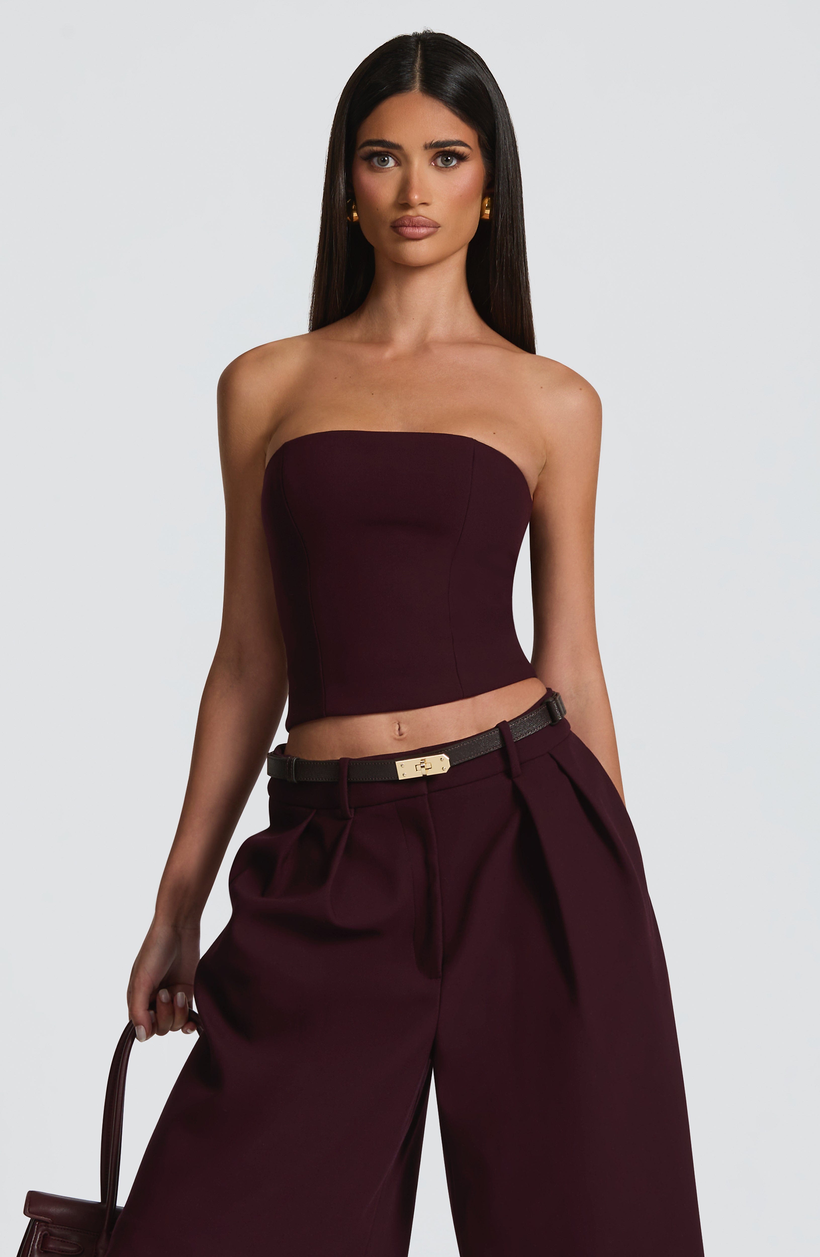 Plum Kerry Blouse - ICYBOO