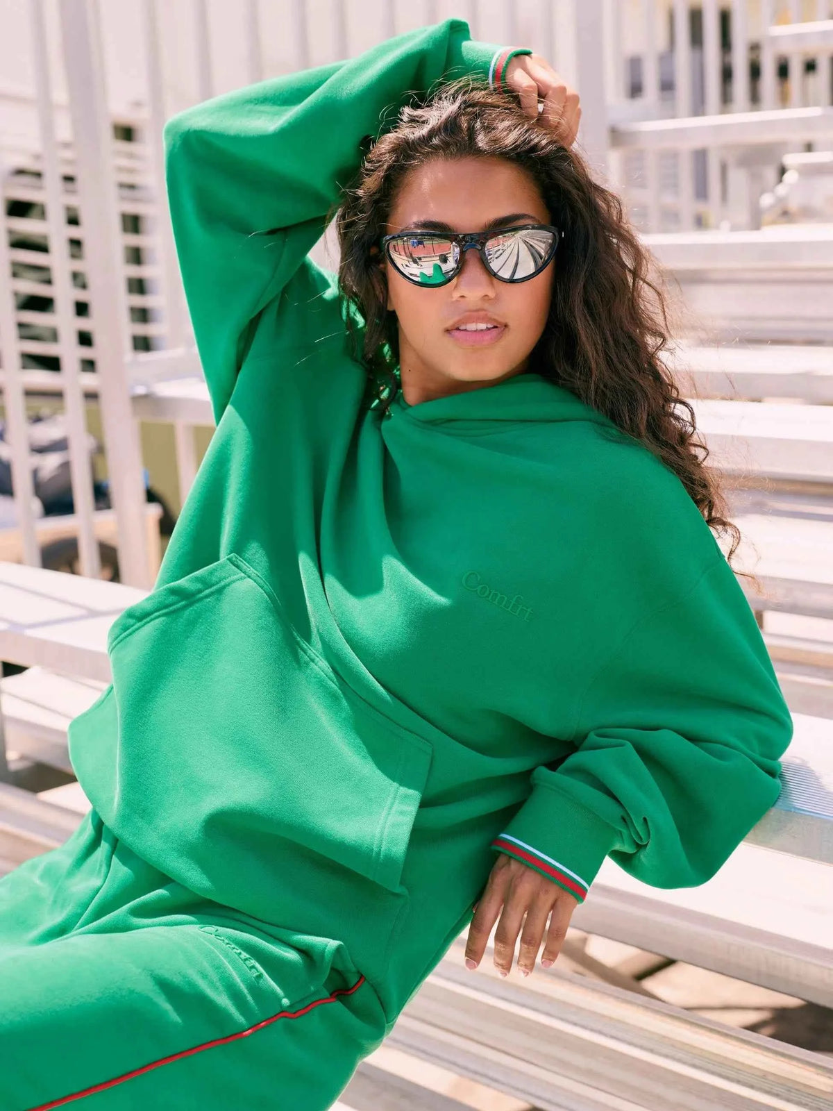 Laid Back Lightweight Fleece Hoodie Mega