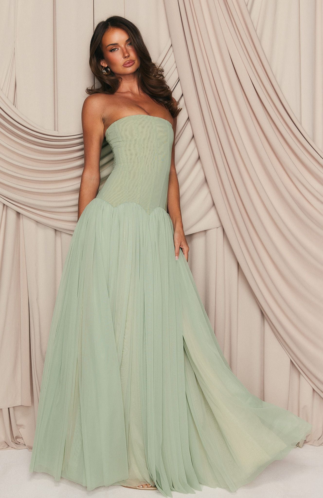 Magic Muse Maxi Dress Mint - ICYBOO