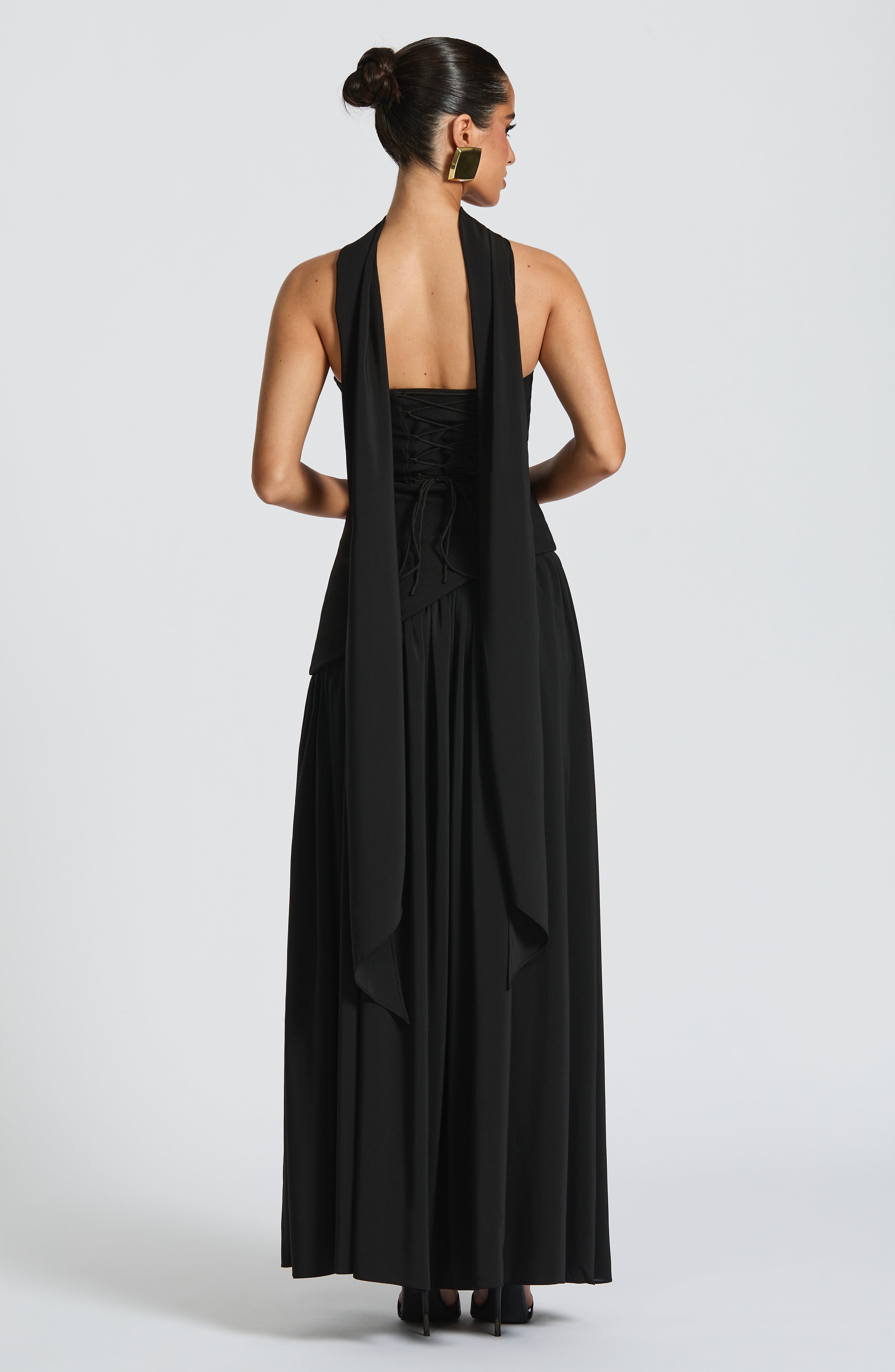 Maliyah Black Maxi Dress - ICYBOO