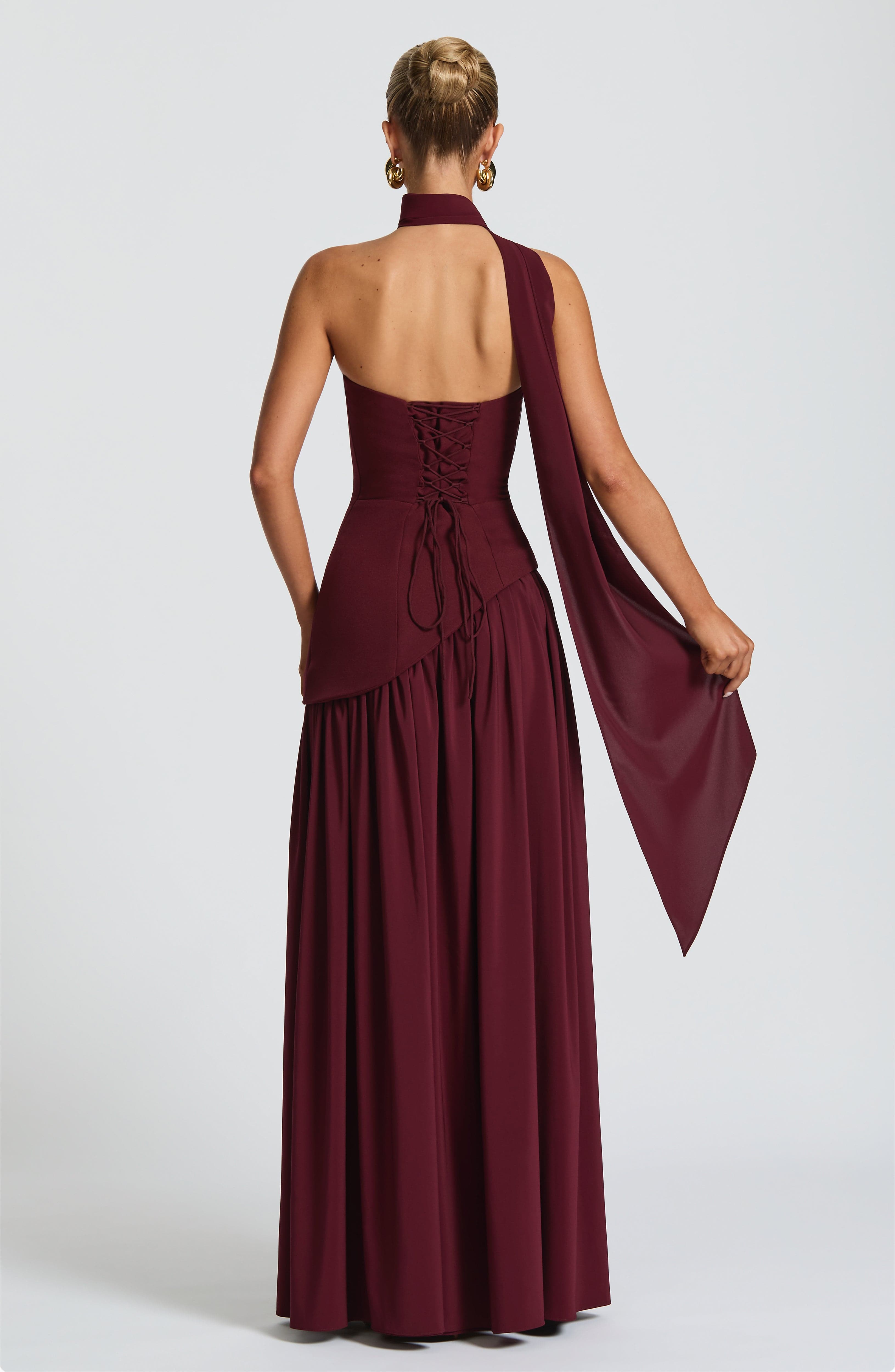 Maliyah Cherry Lacquer Maxi Dress - ICYBOO