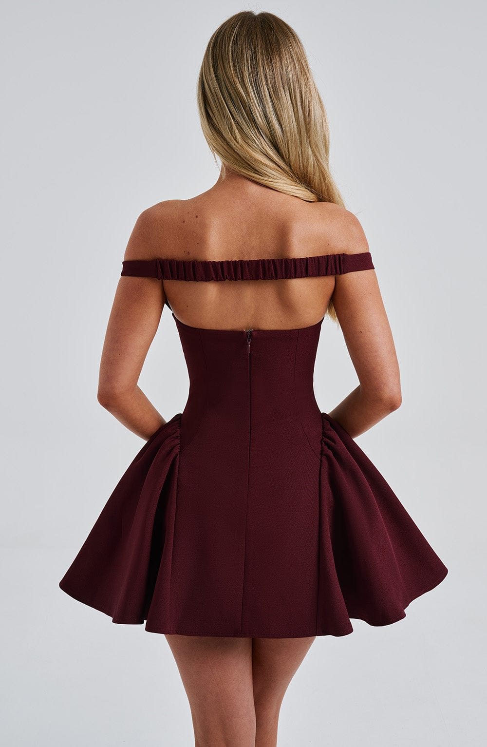 Cherry Lacquer Marla Mini Dress - ICYBOO