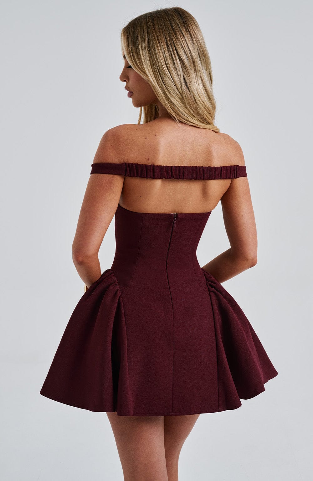 Cherry Lacquer Marla Mini Dress - ICYBOO