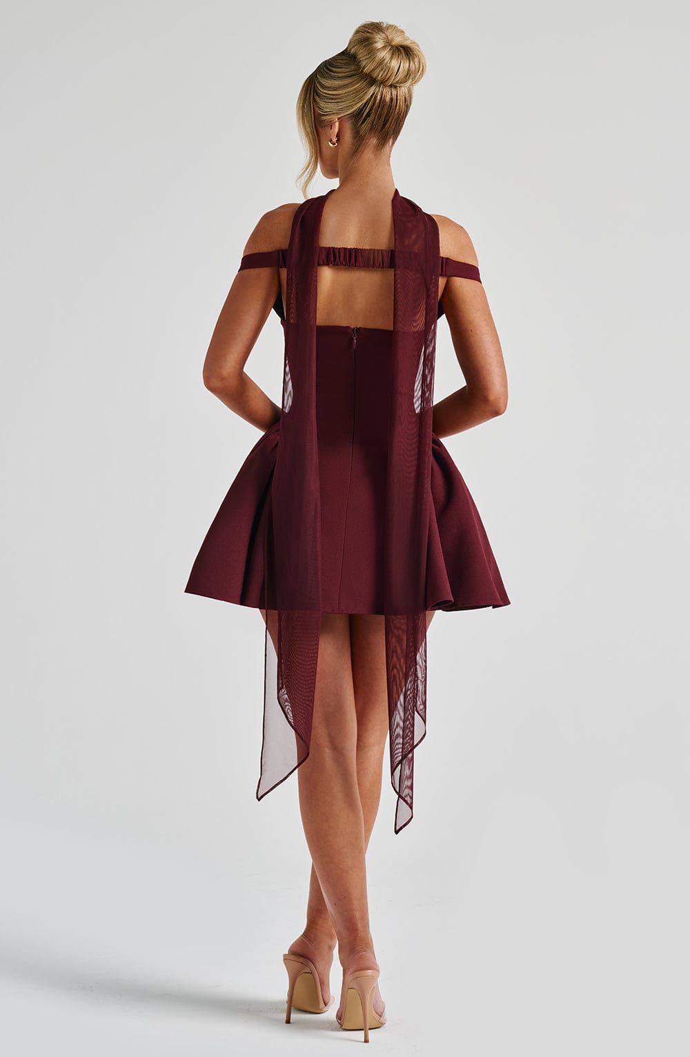 Cherry Lacquer Marla Mini Dress - ICYBOO