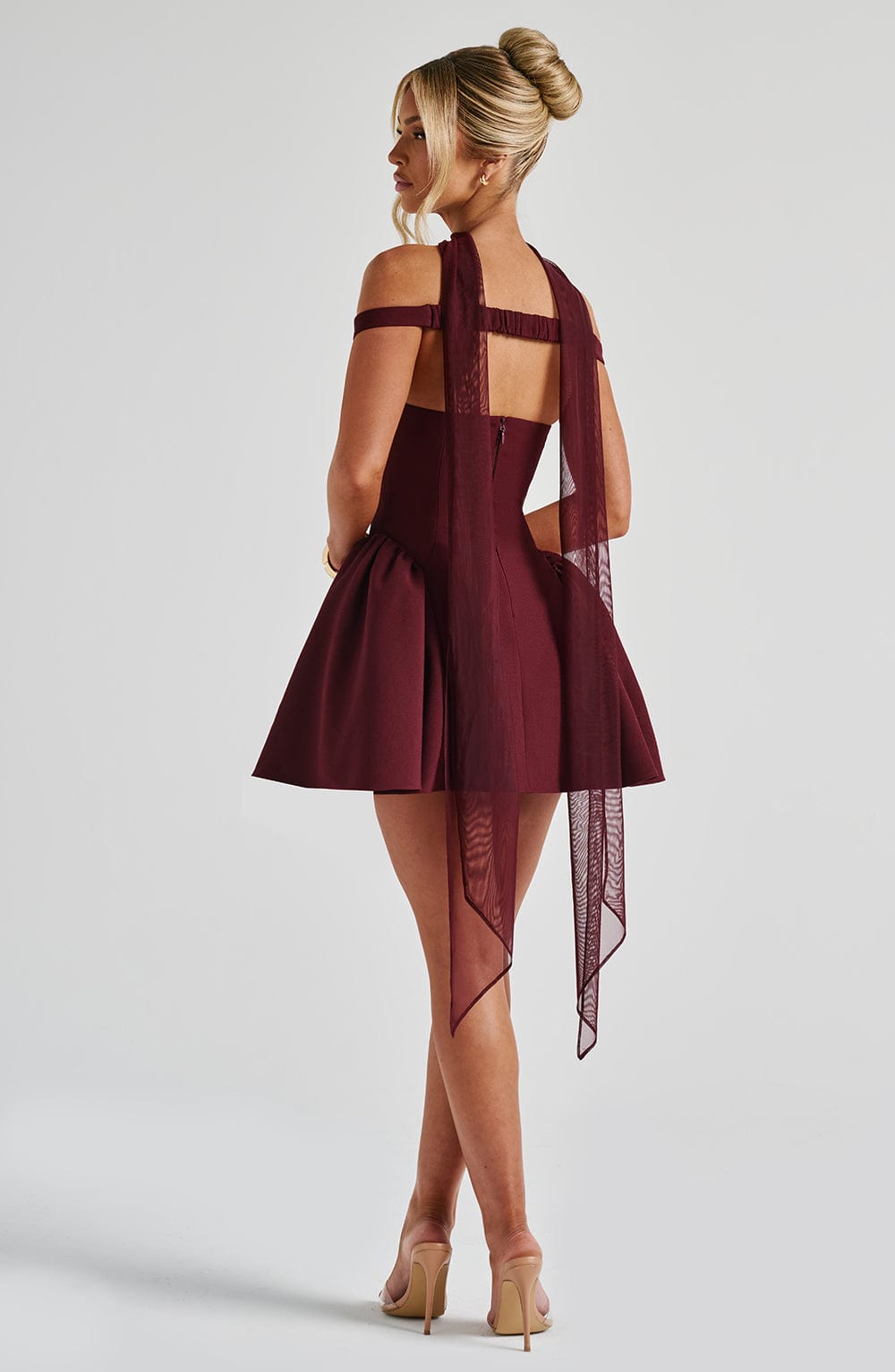 Cherry Lacquer Marla Mini Dress - ICYBOO