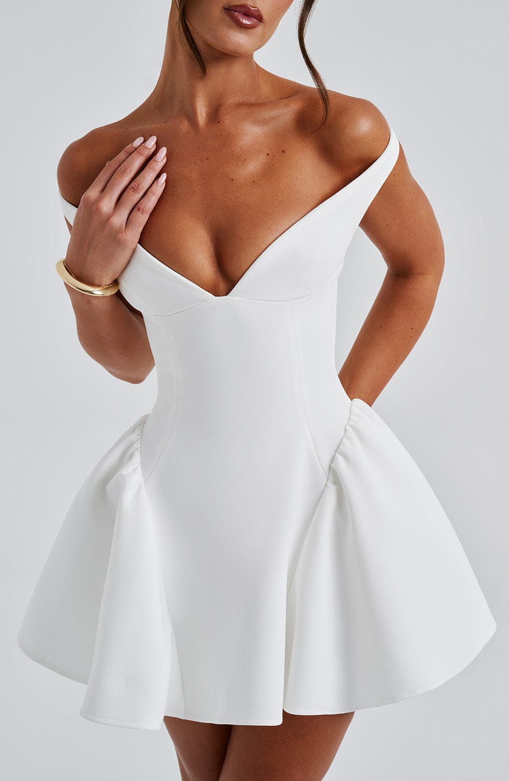 Ivory Marla Mini Dress - ICYBOO