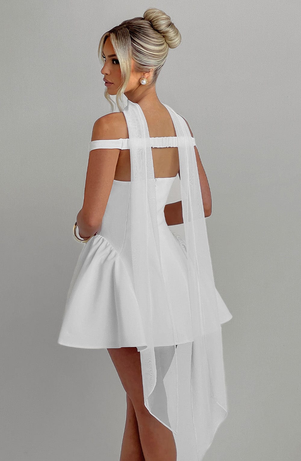 Ivory Marla Mini Dress - ICYBOO