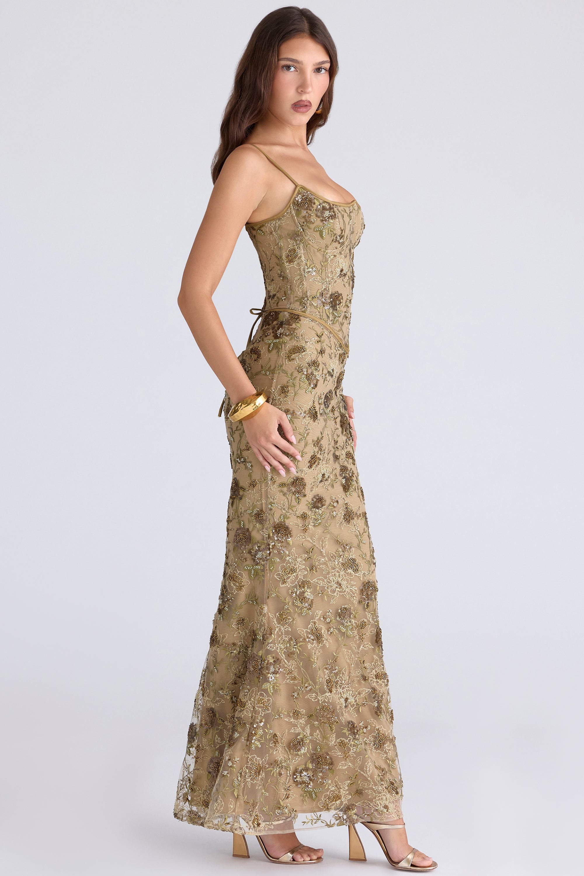 Bella Rosia Maxi Dress ICYBOO