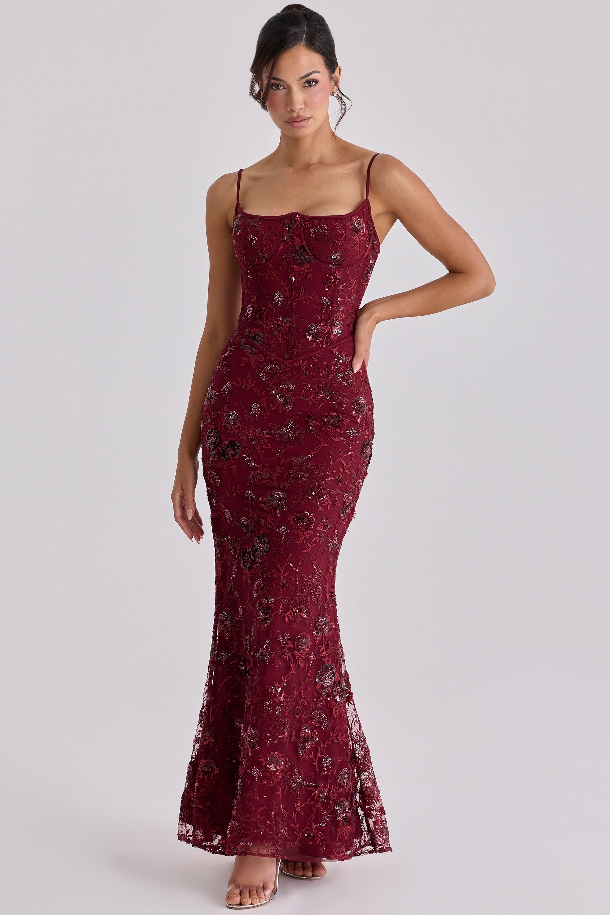 Bella Rosia Maxi Dress ICYBOO