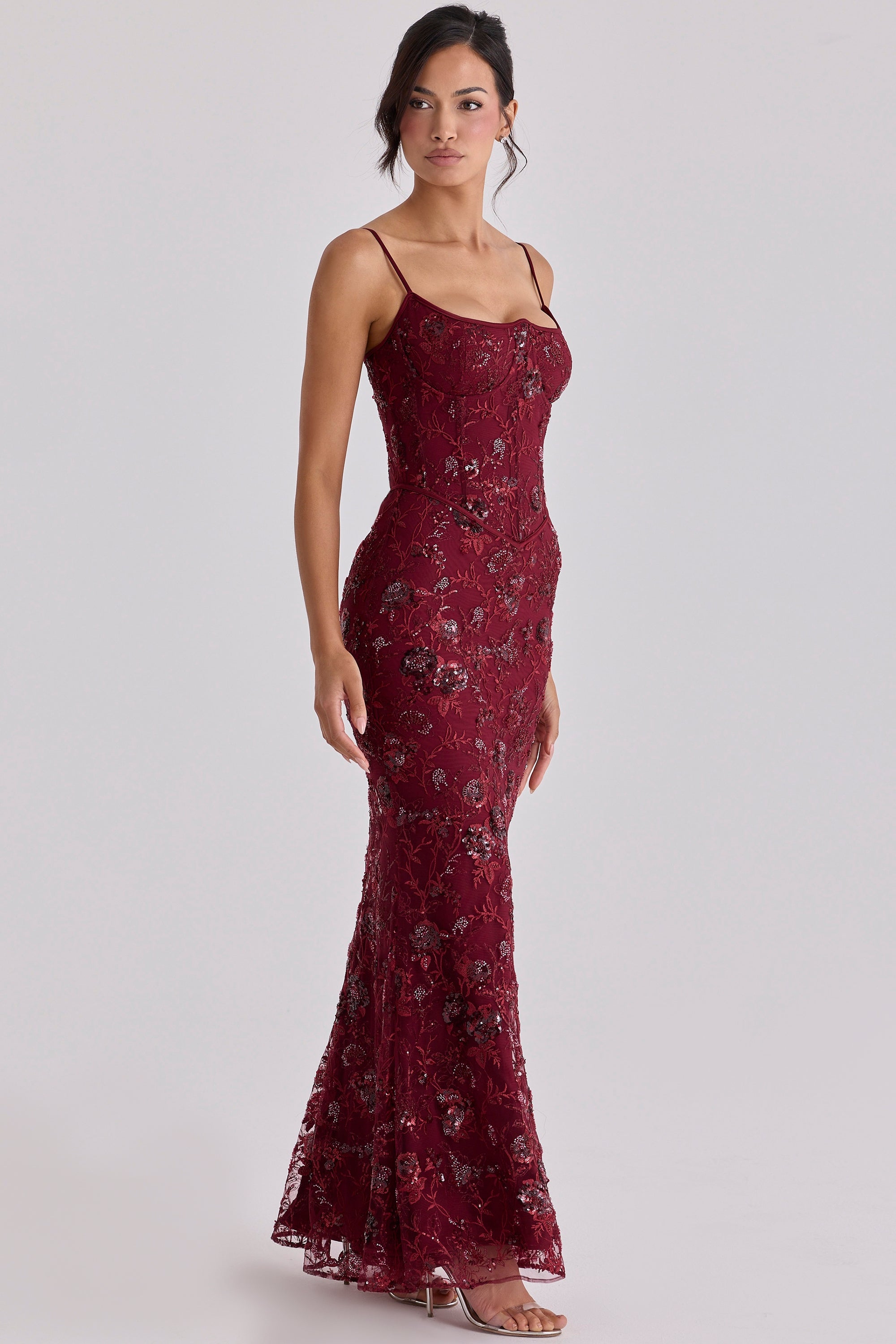 Bella Rosia Maxi Dress ICYBOO