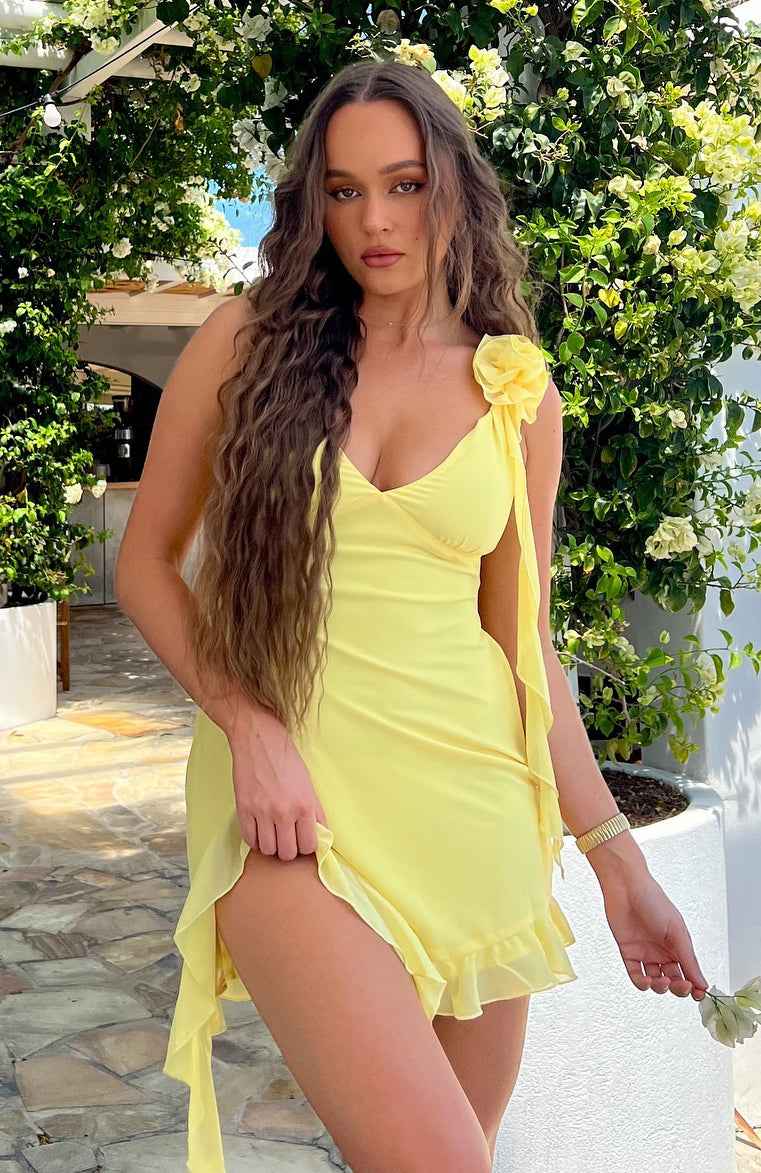 Like That | PLUNGE FRILL MINI PARTY SUMMER DRESS