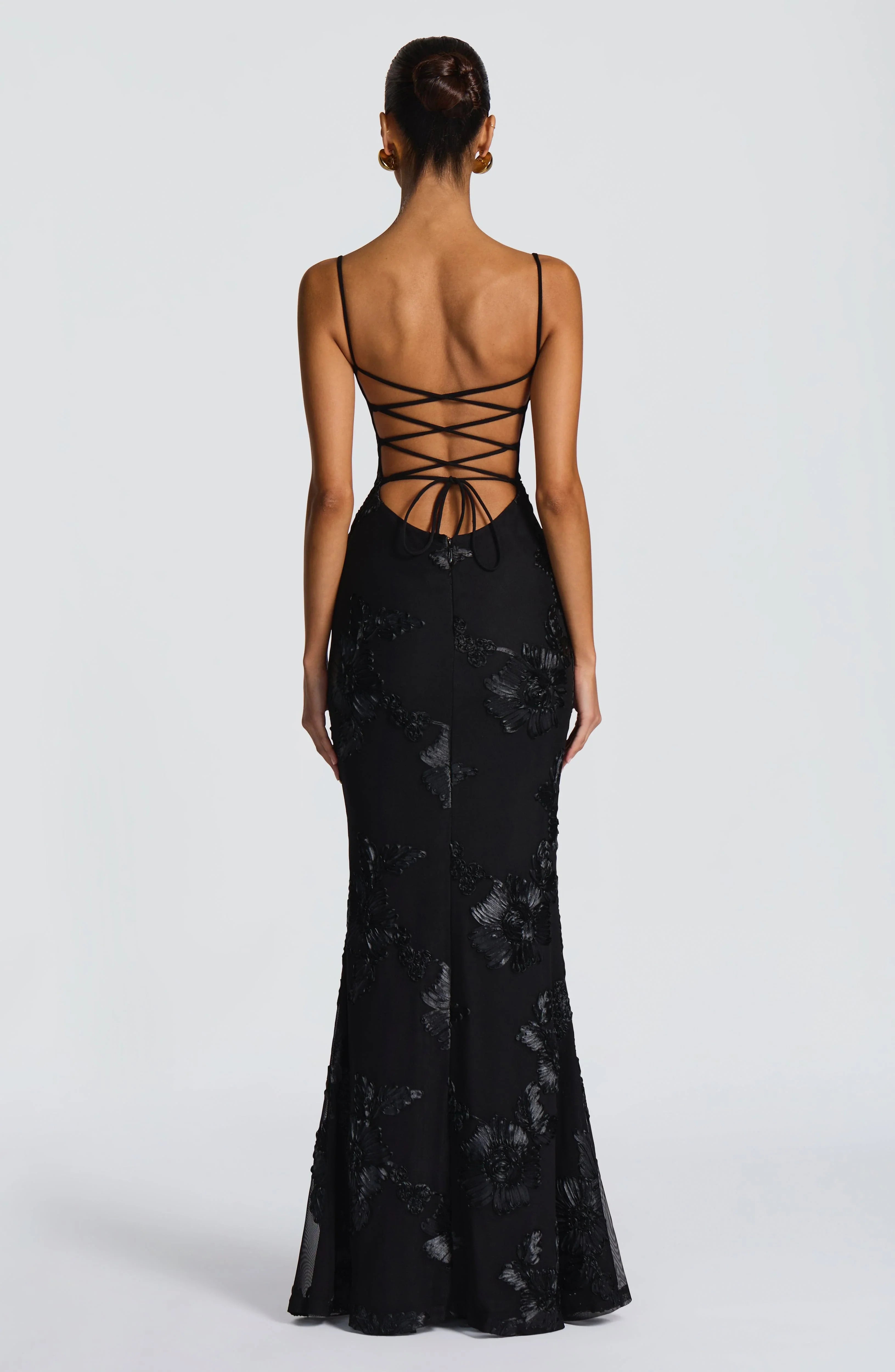 Black Nefertiti Maxi Dress - ICYBOO