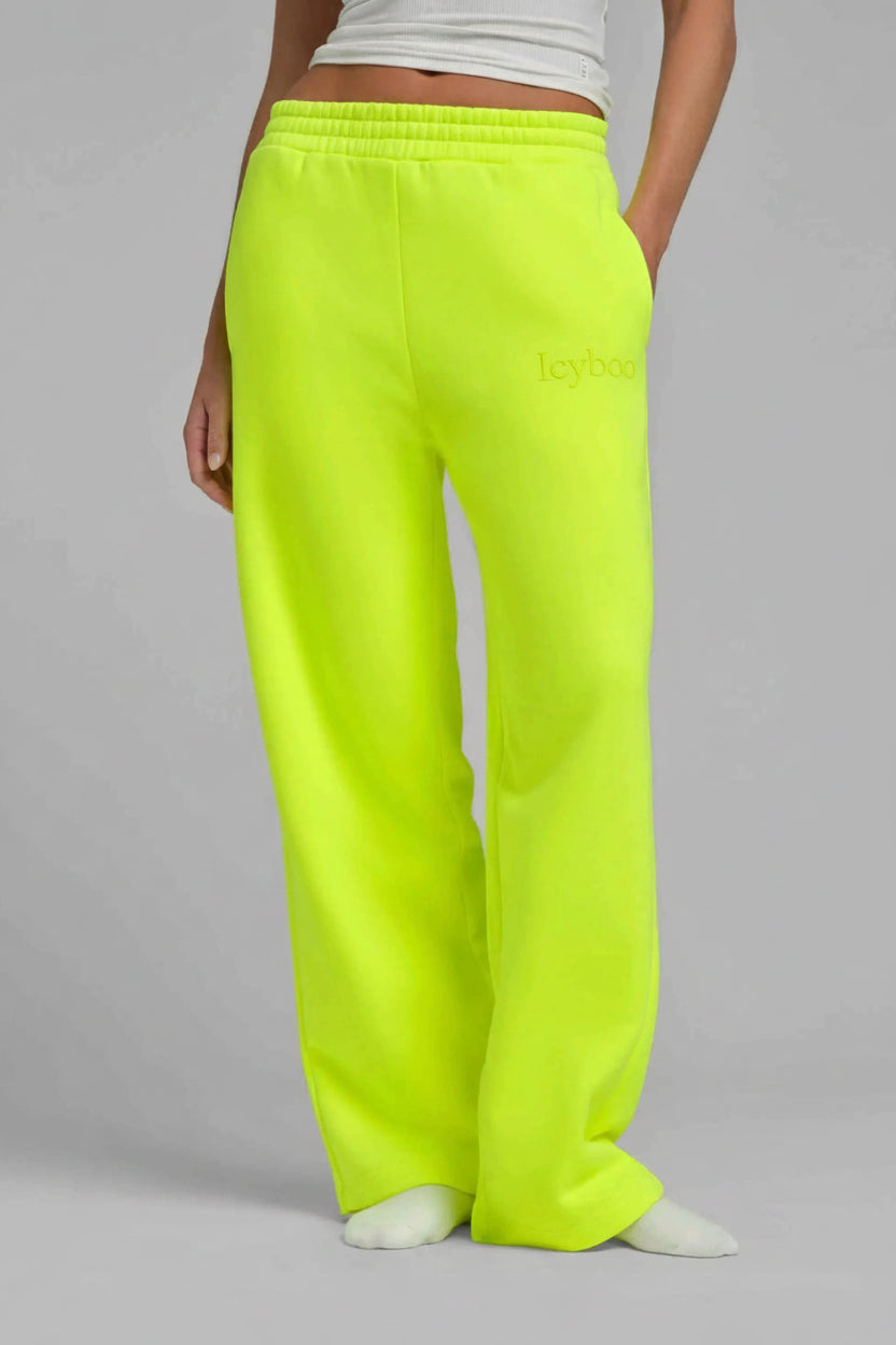 Neon Midweight Fleece Minimalist Straight Leg Sweatpants