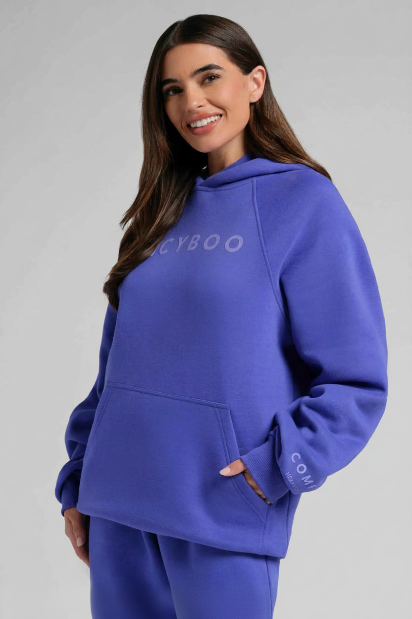 Neon Midweight Fleece Tranquil Hoodie