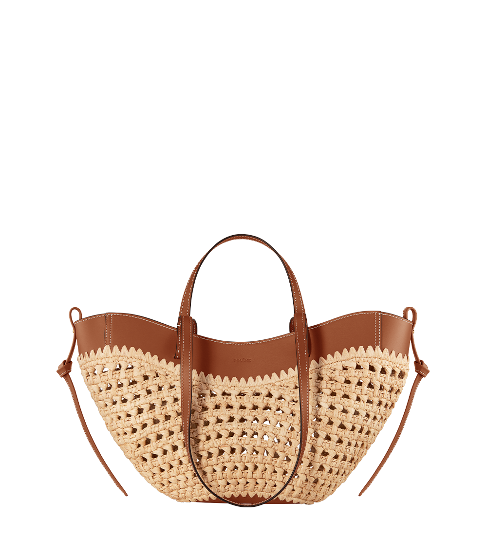 Cyme Mini | WOMEN'S SCULPTURED RAFFIA MINI SUMMER TOTE BAG