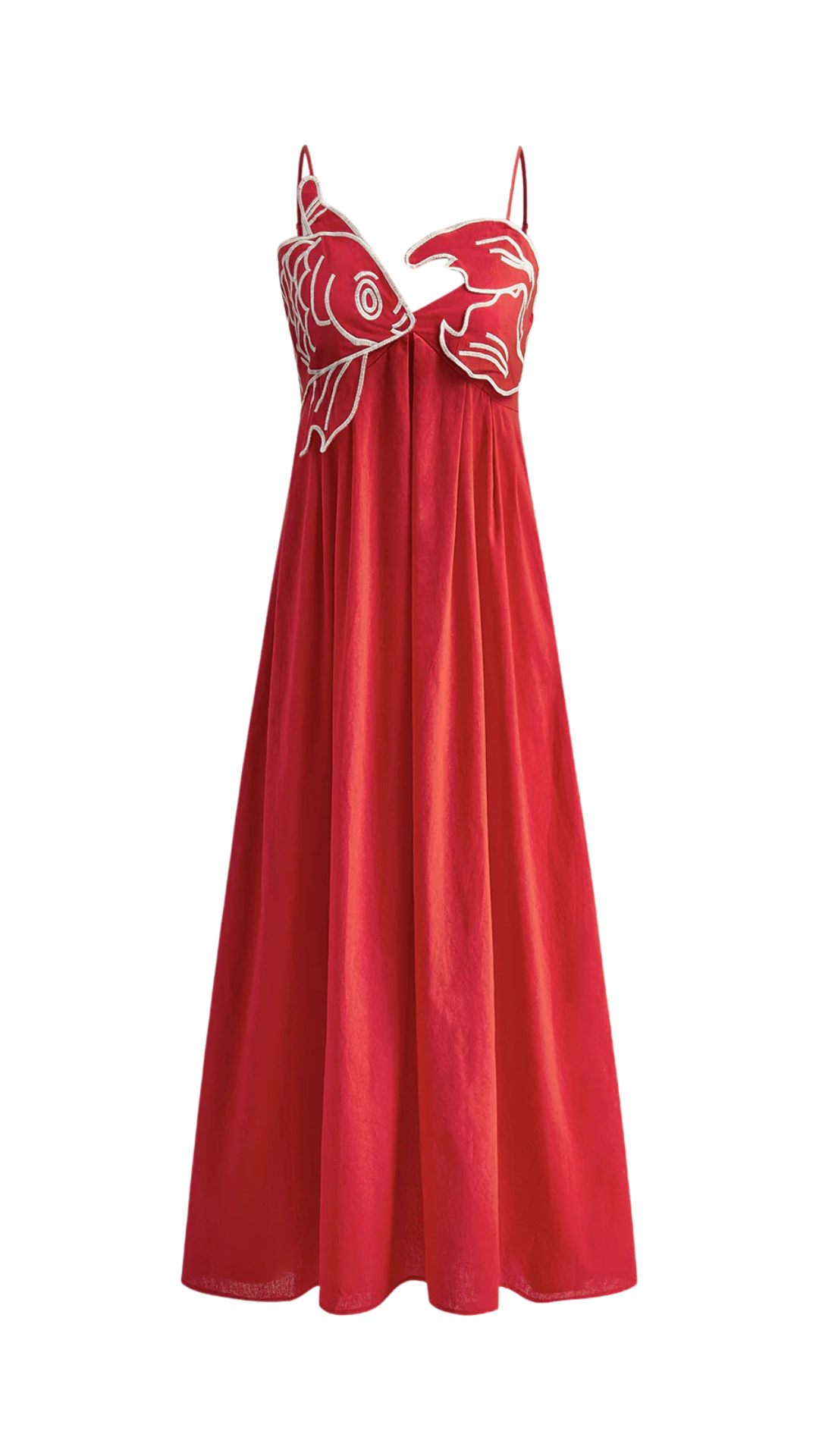 Deborah Maxi Dress with Embroidery