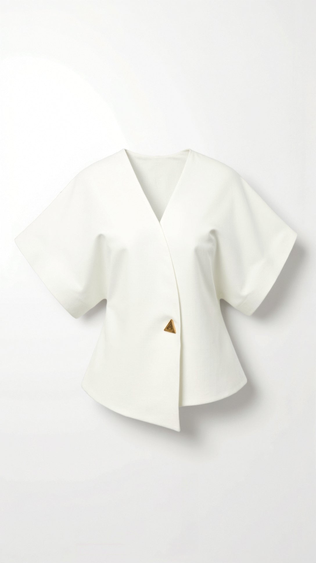 Amy Blouse with V-Neck Design