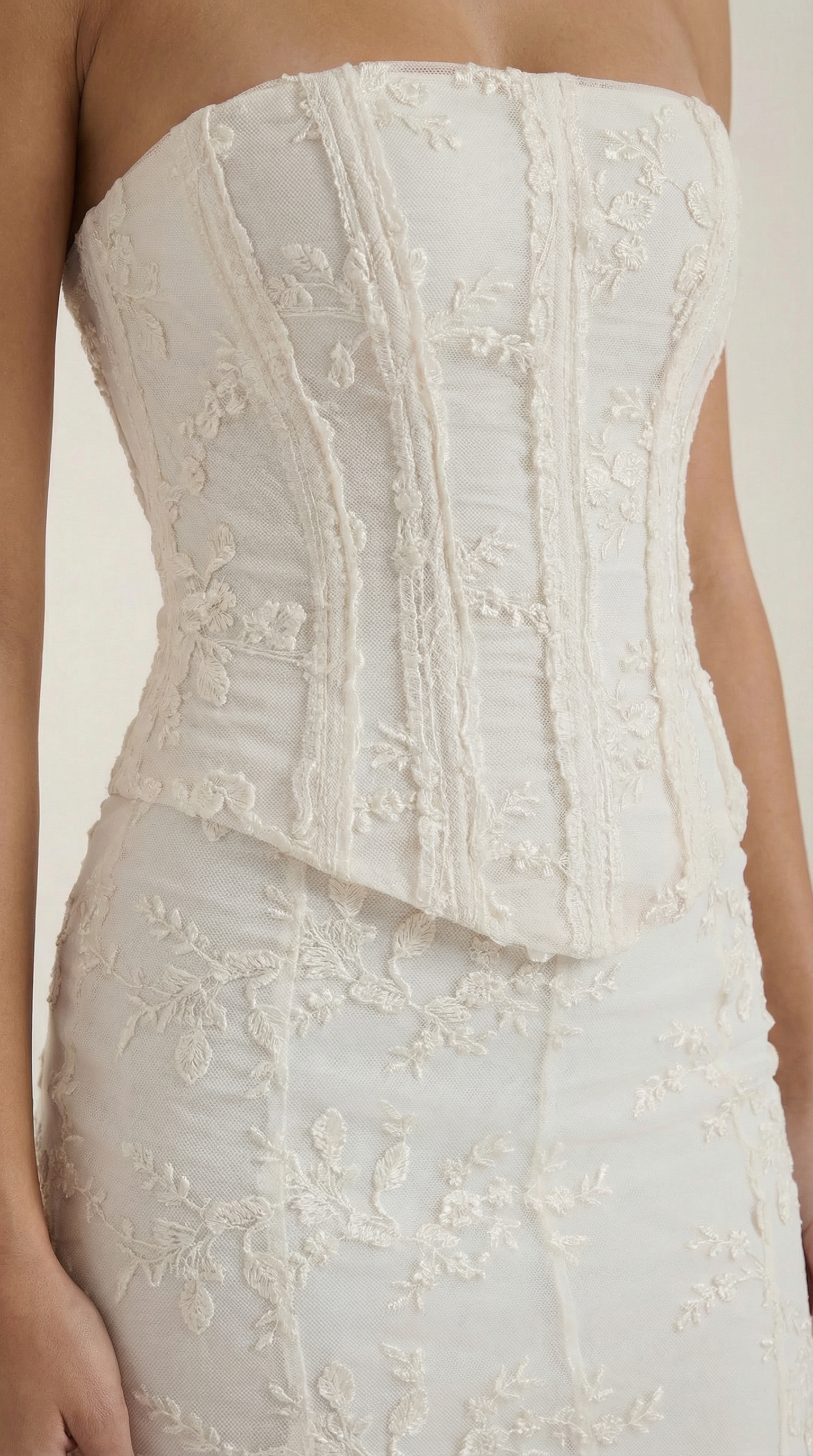 Anastasia Corset Lace Maxi Dress - ICYBOO